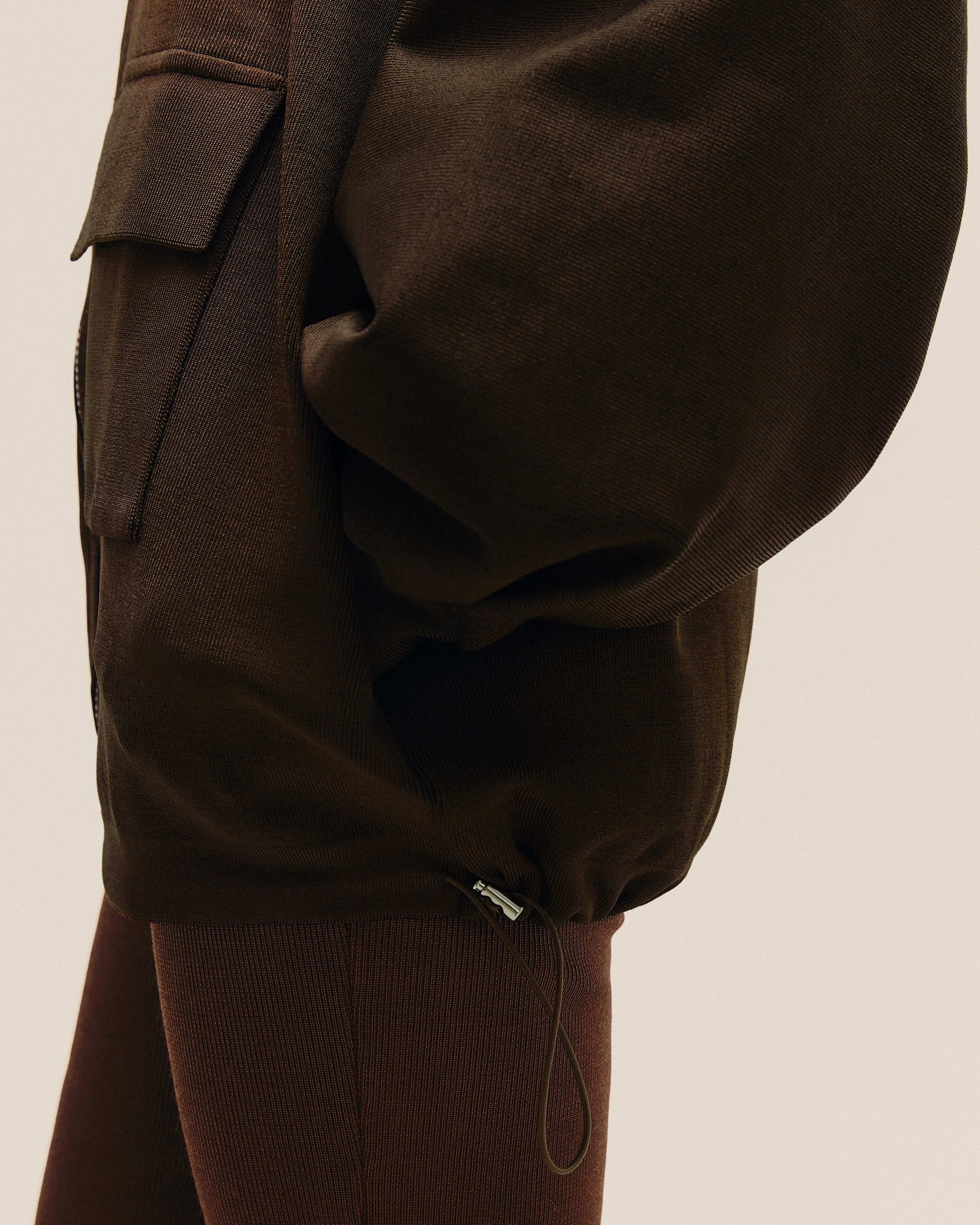 Jaqueta Amora Sport Tricot Marrom Brauna