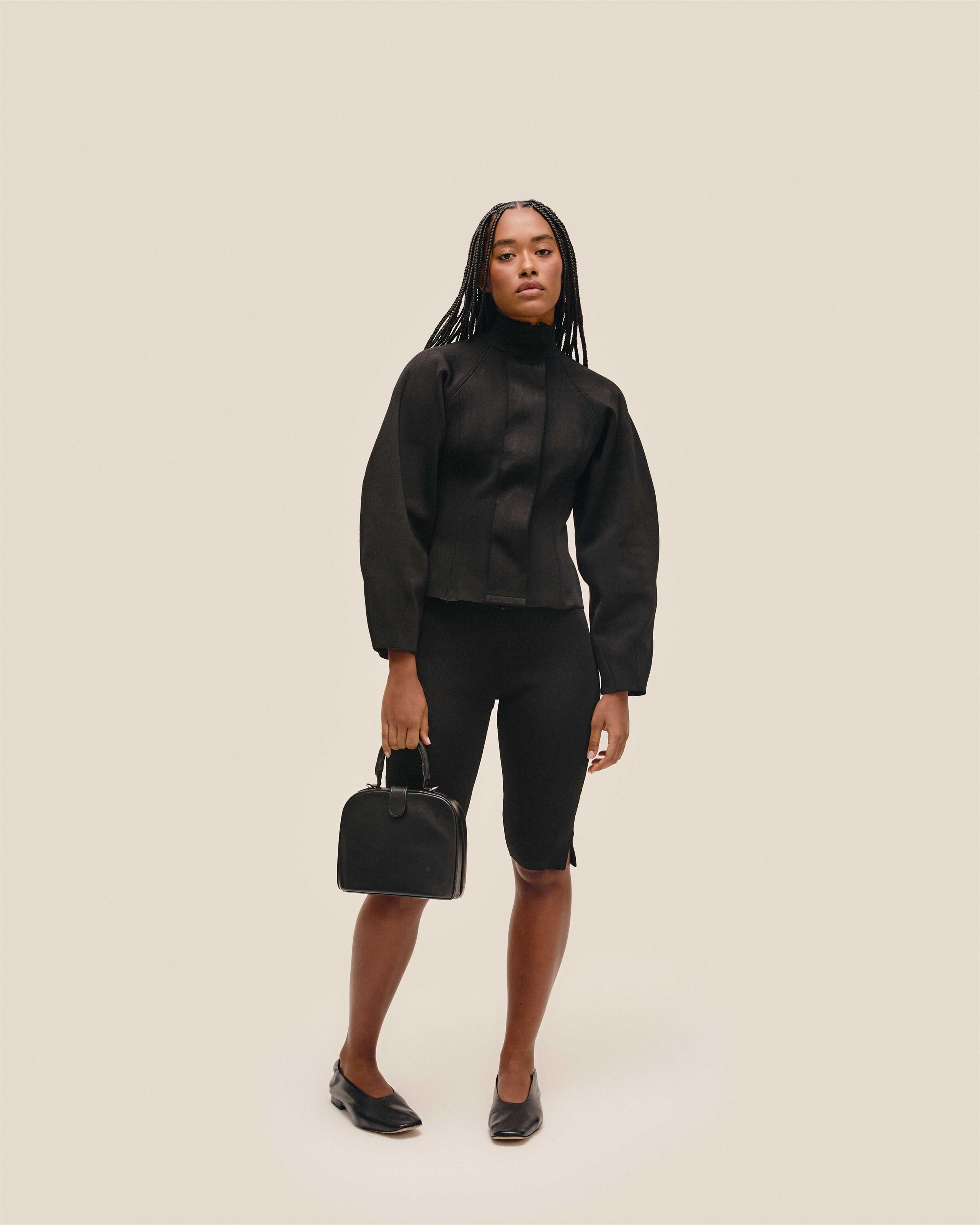Jaqueta Estela Tricot Preto
