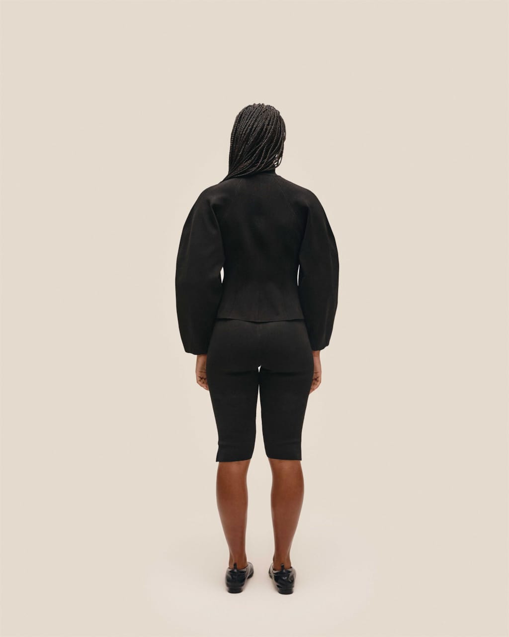 Jaqueta Estela Tricot Preto