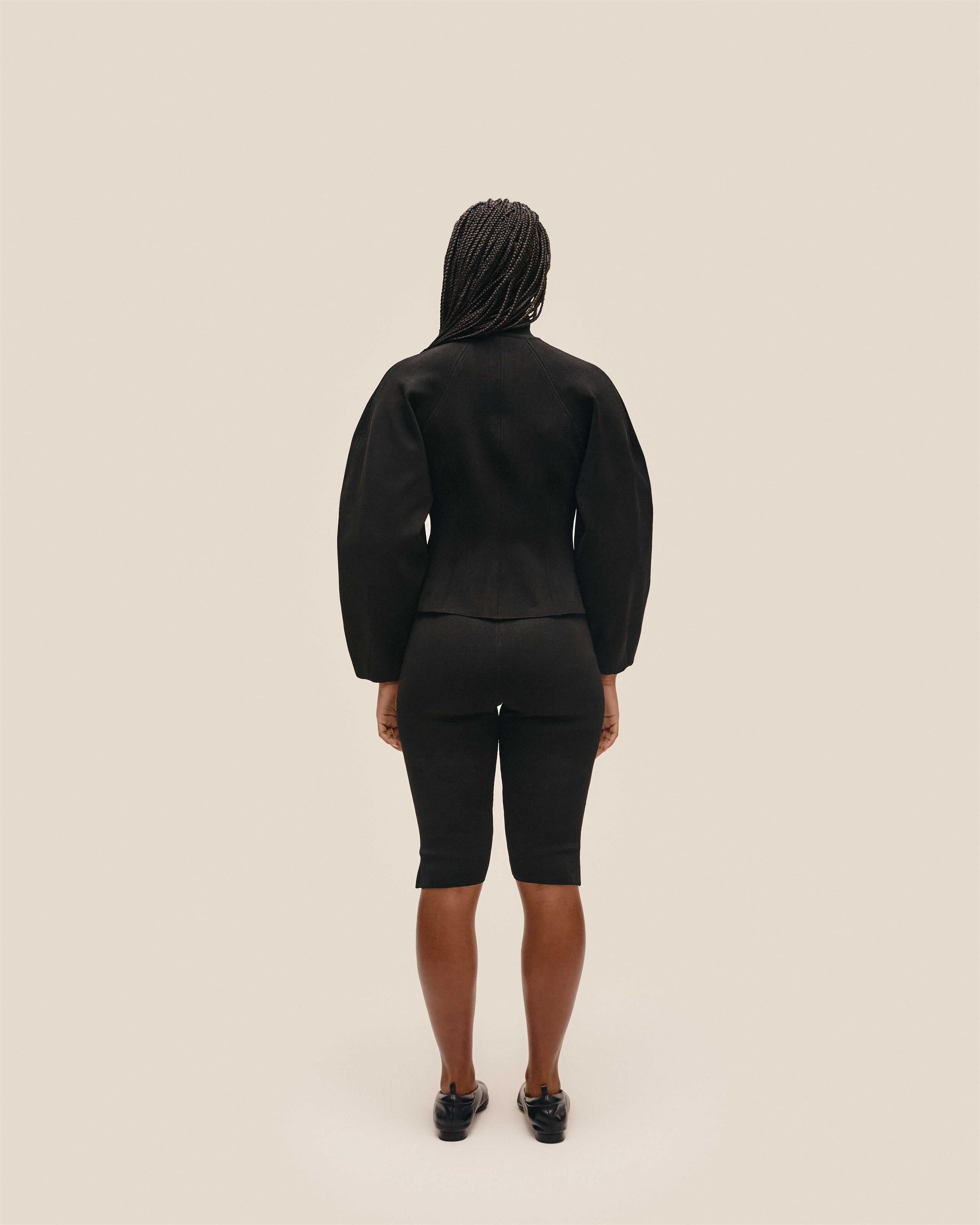 Jaqueta Estela Tricot Preto