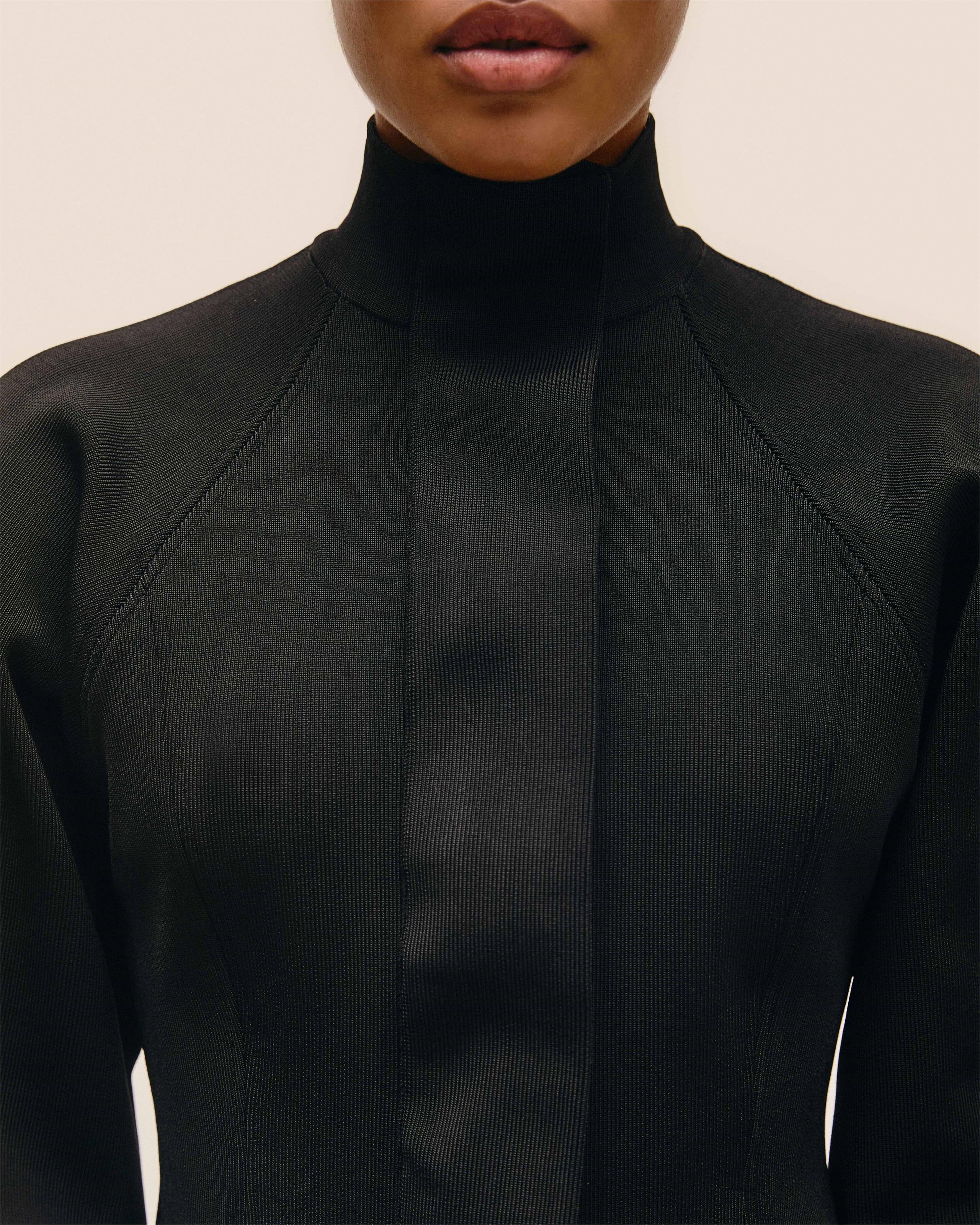 Jaqueta Estela Tricot Preto