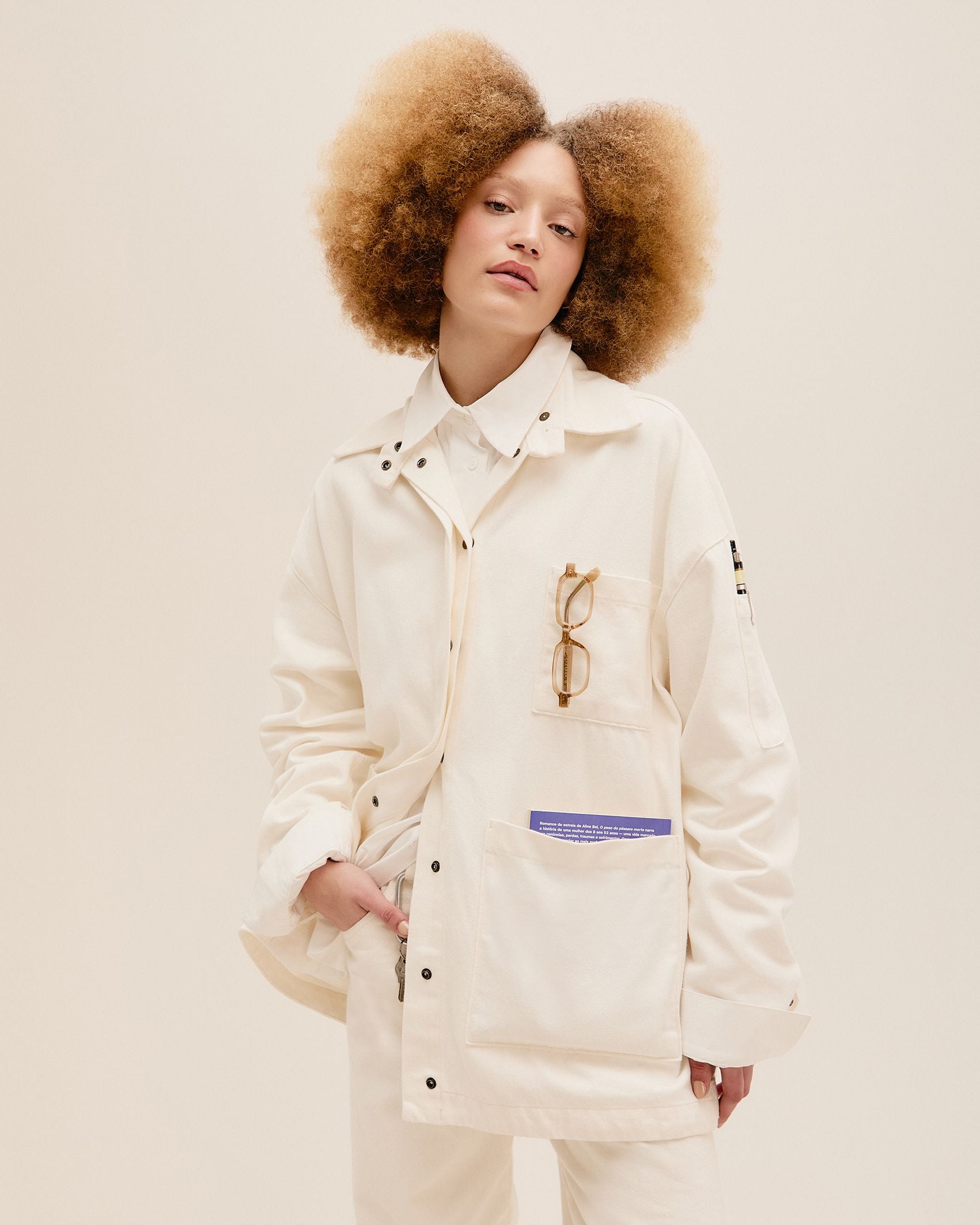 Jaqueta Gsr Off White