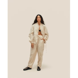 Haight — Jaqueta Nylon Off-White
