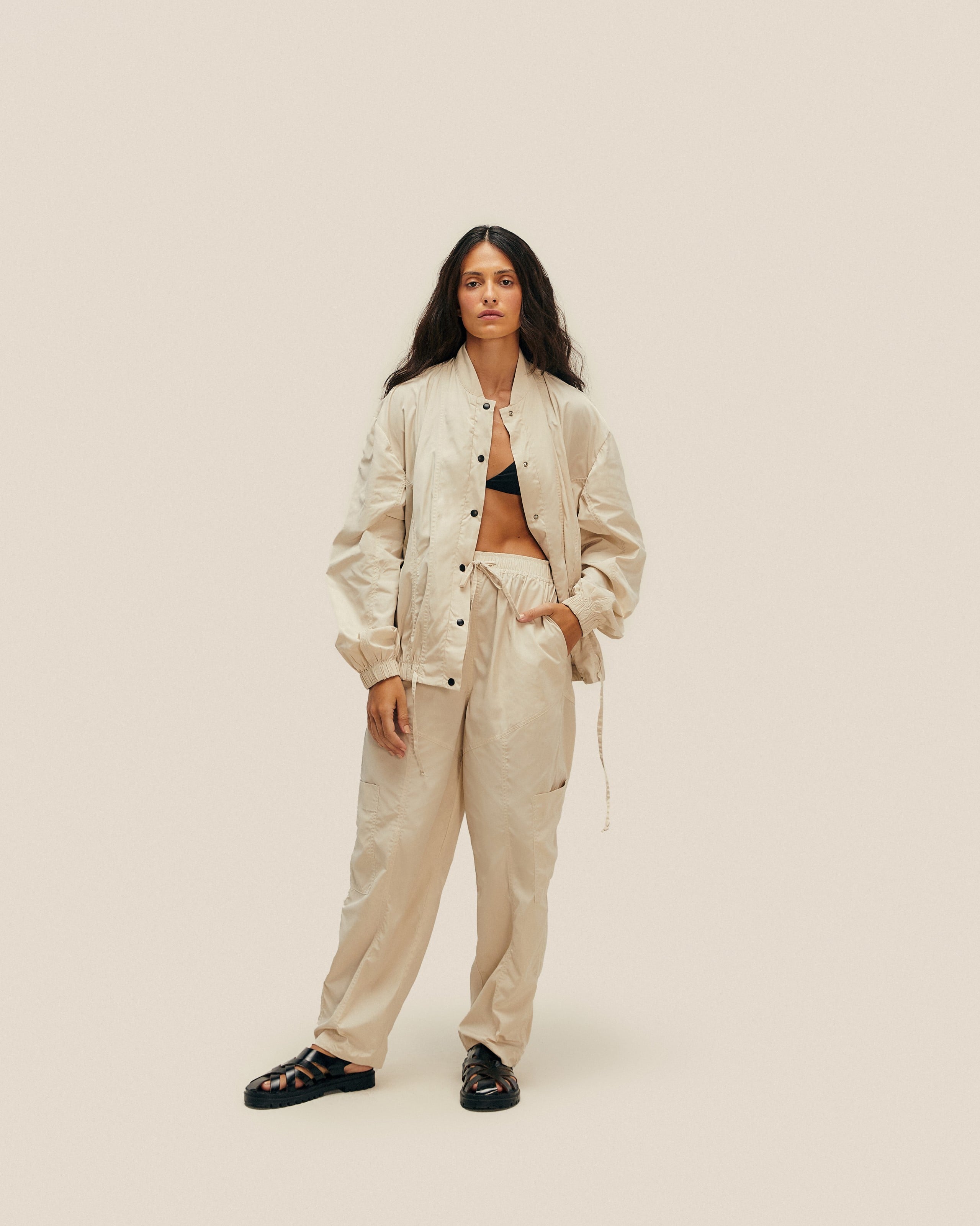 Jaqueta Nylon Off-White