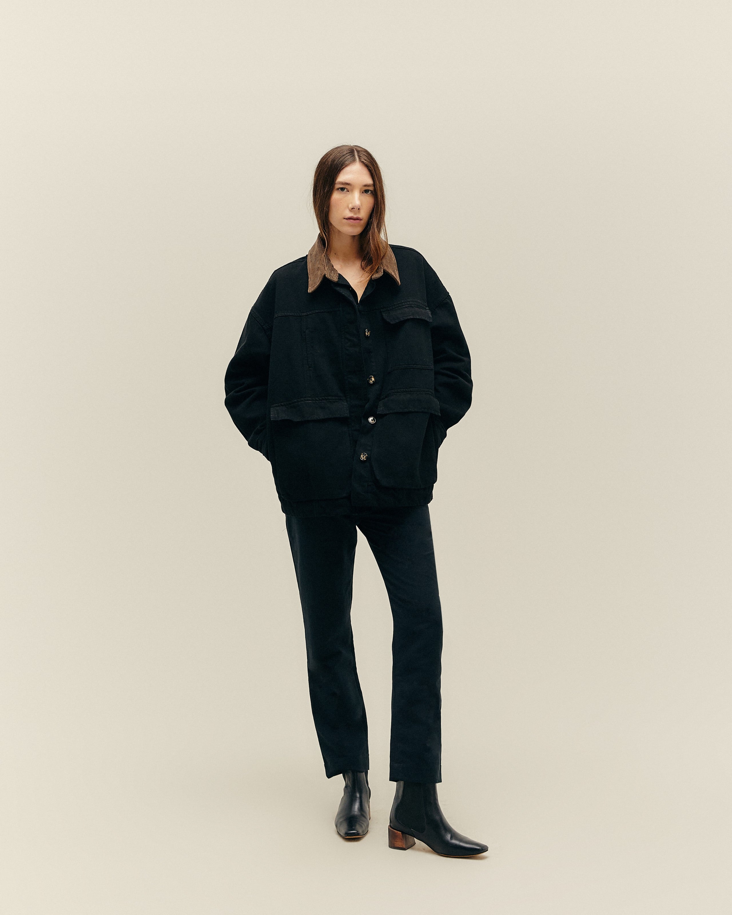 Jaqueta Oversized Preto