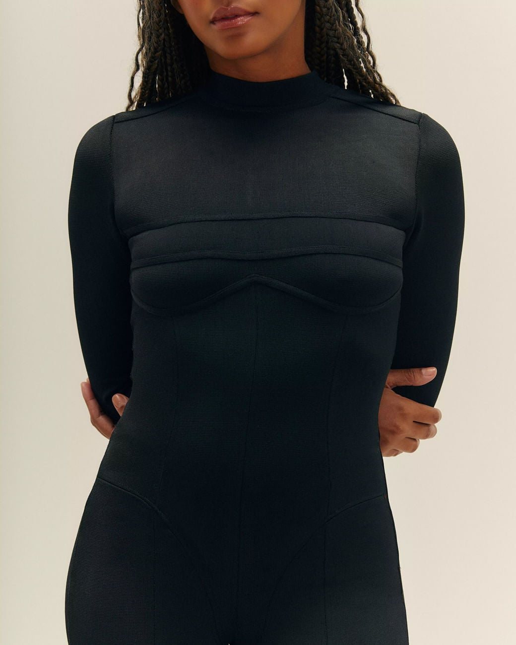 Macacão Barbara Tricot Preto