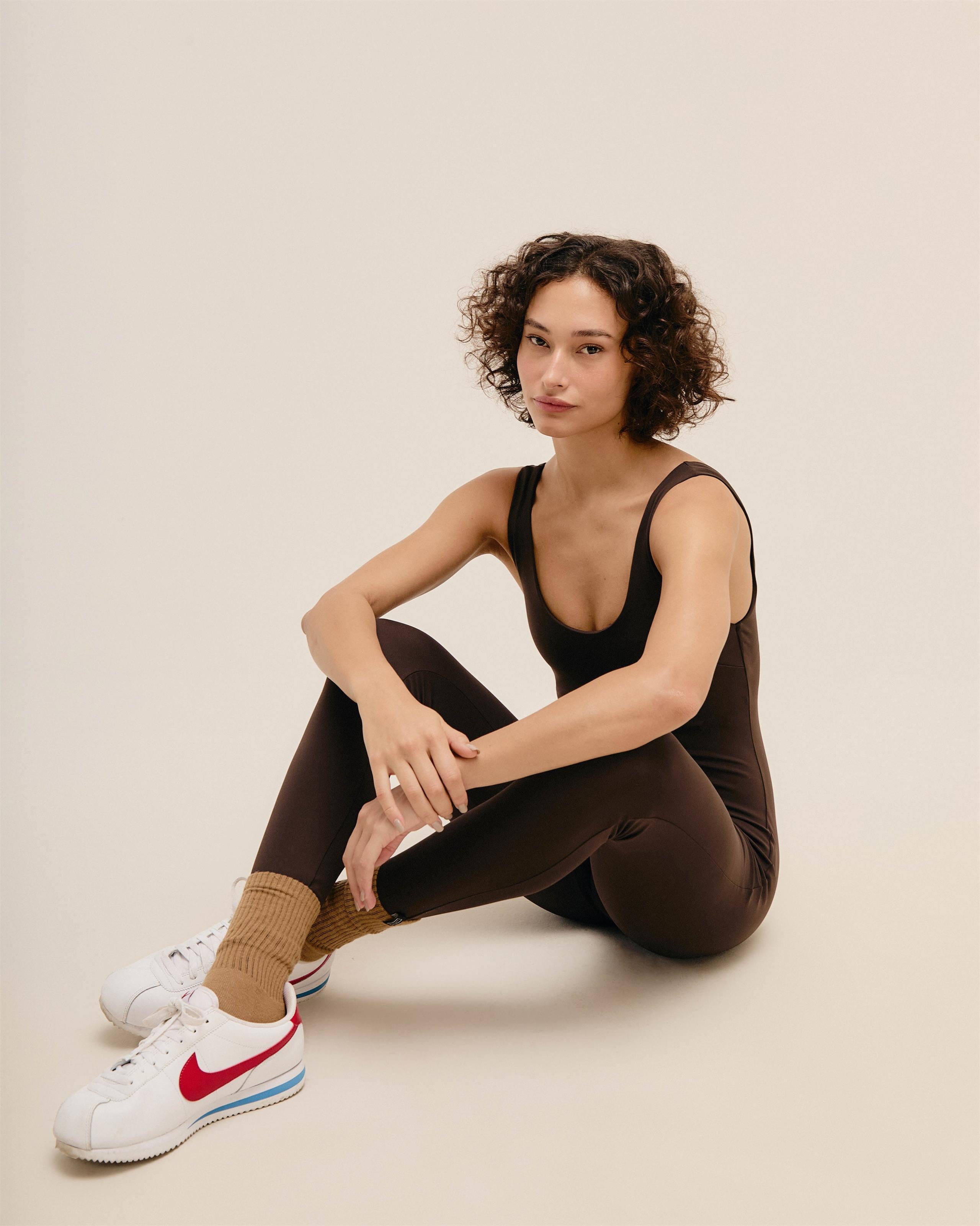 Macacão Juliana Marrom Cohiba