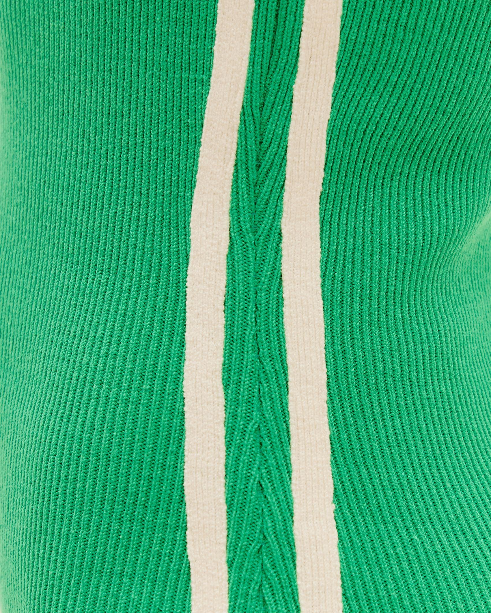 Macaquinho Listras Tricot Listras Verde Enlevo