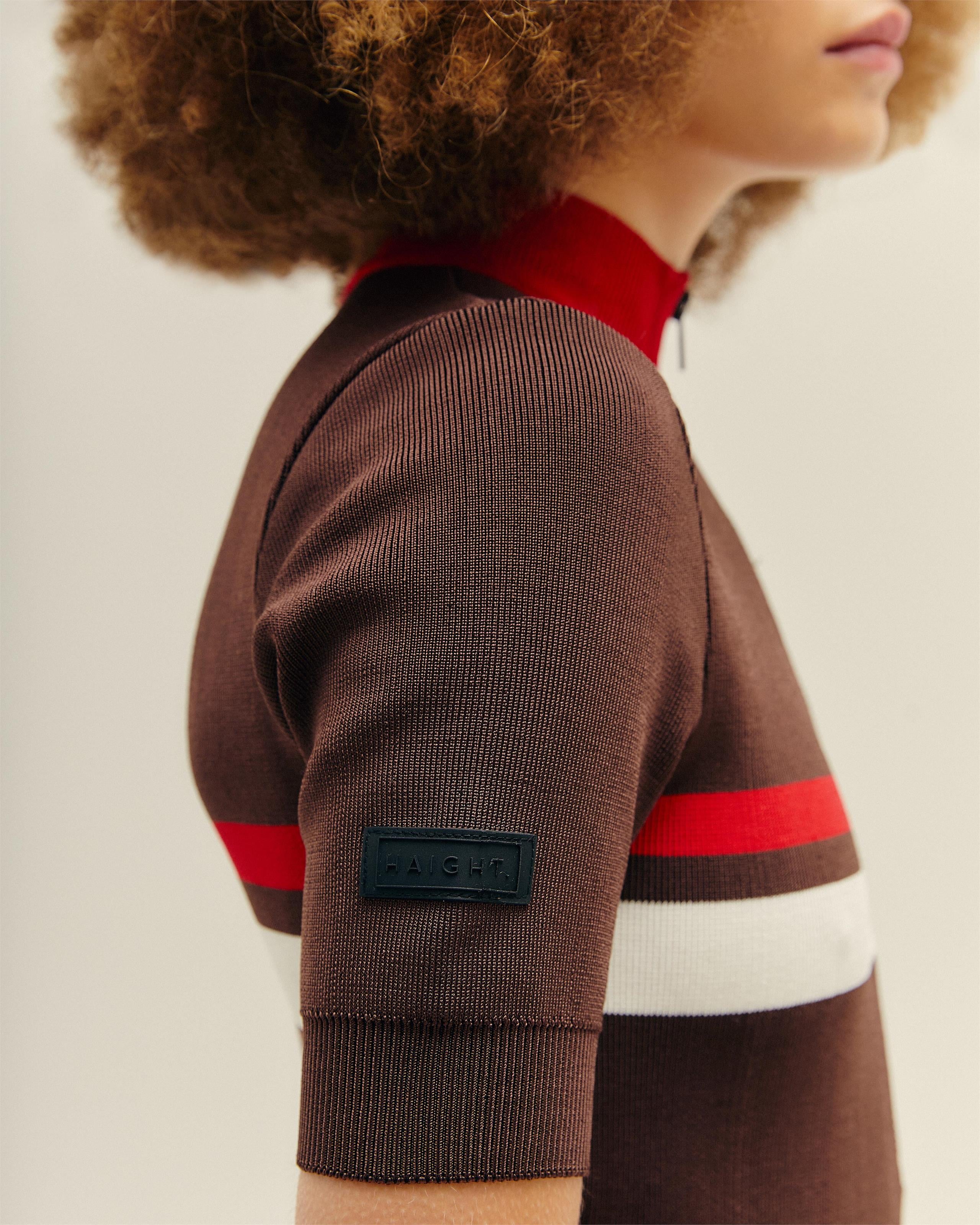 Maiô Carla Tricot Marrom Brauna
