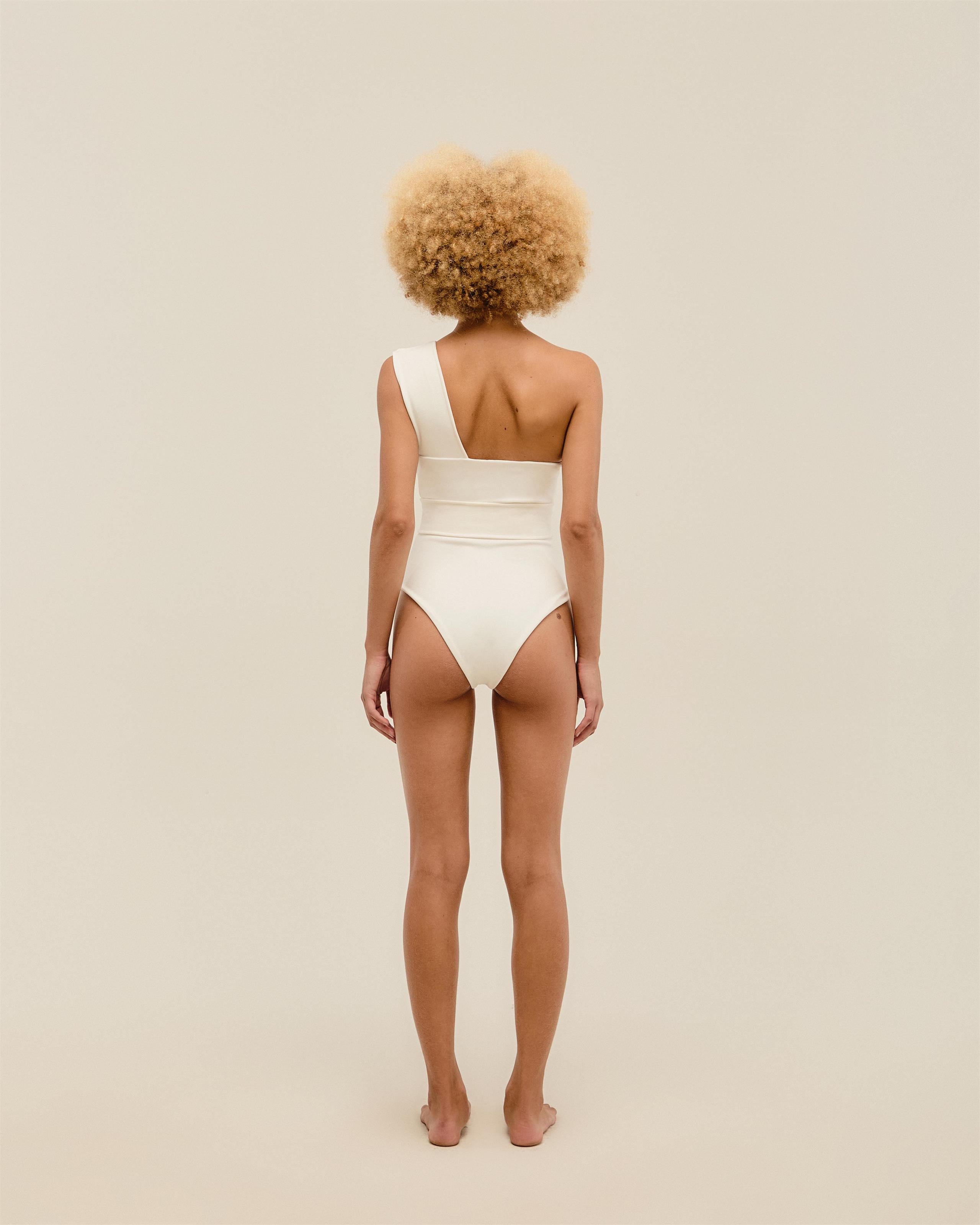 Maiô Maria Crepe Off-White