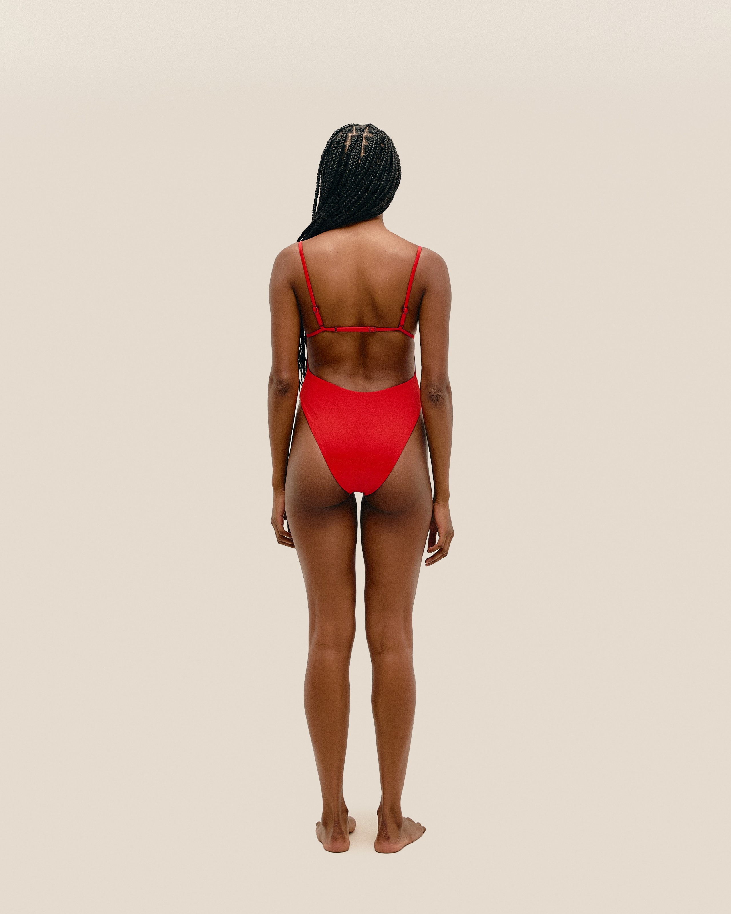 Maiô Nina Vermelho Desvio