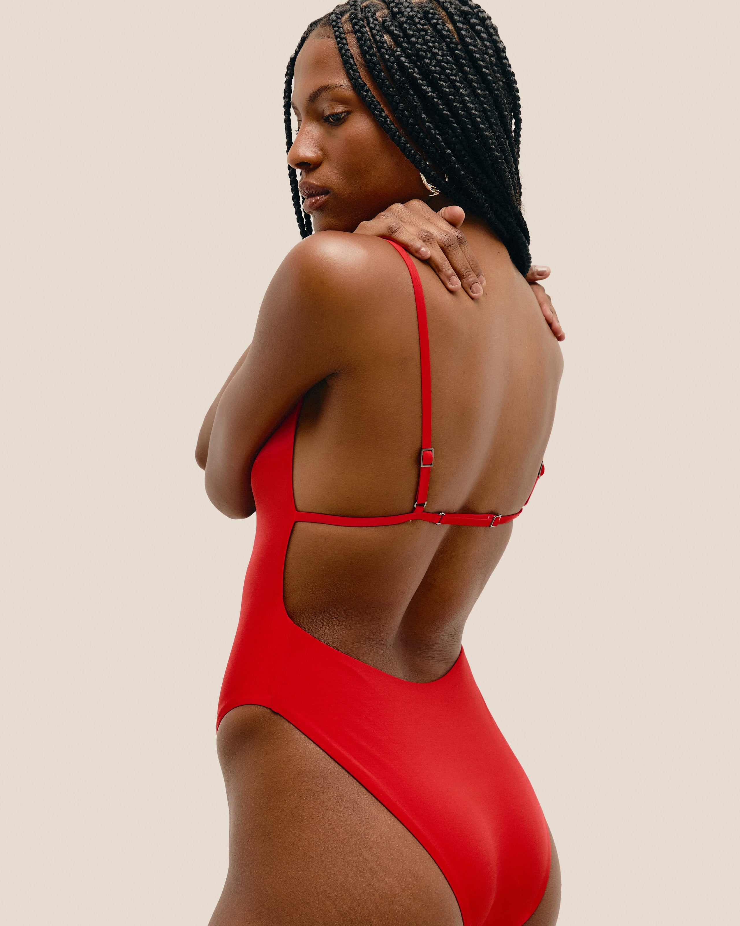 Maiô Nina Vermelho Desvio