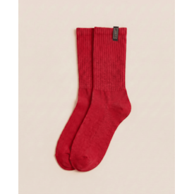 Haight — Meia Lisa Vermelho