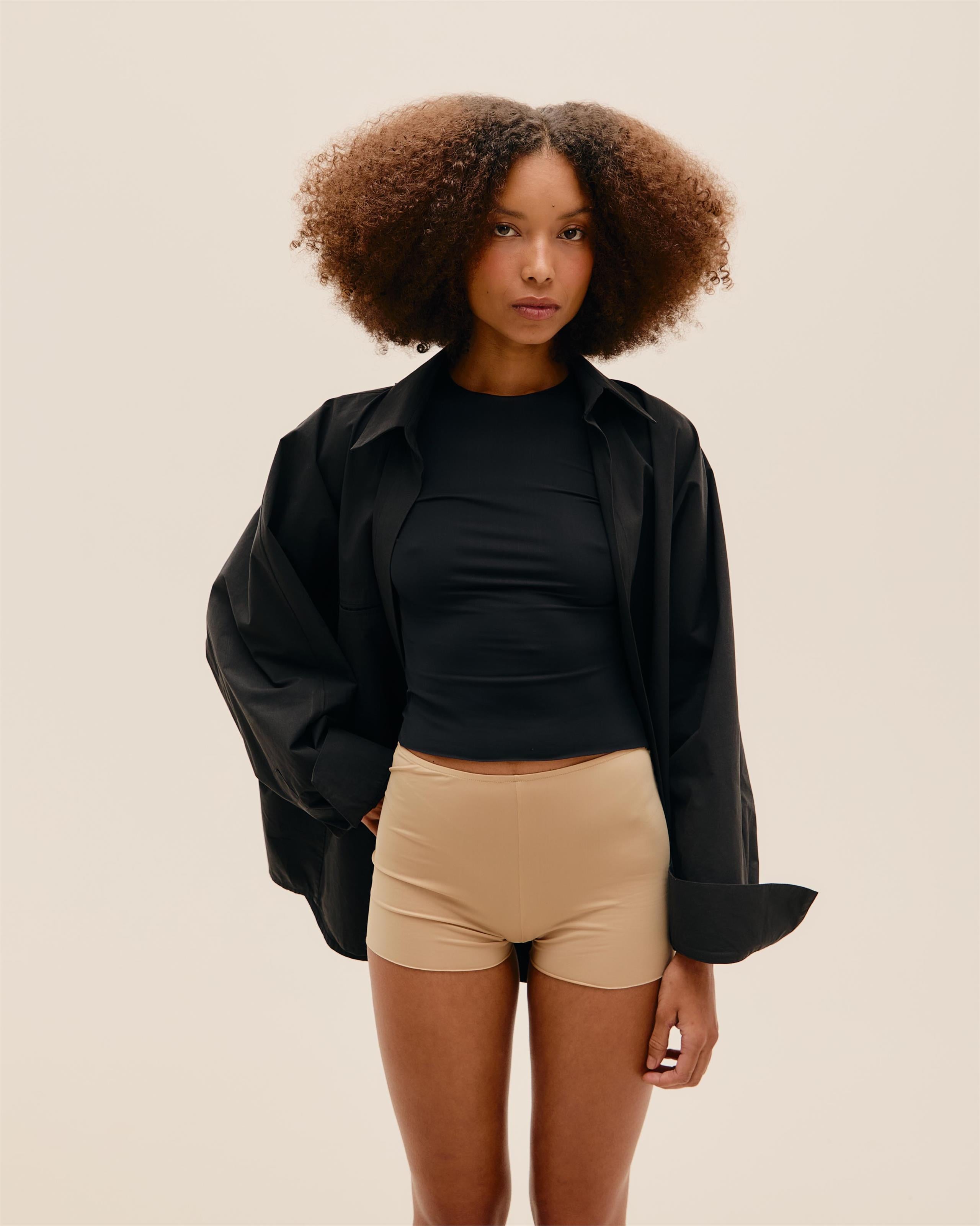 Mini Short a Fio Bege Satu