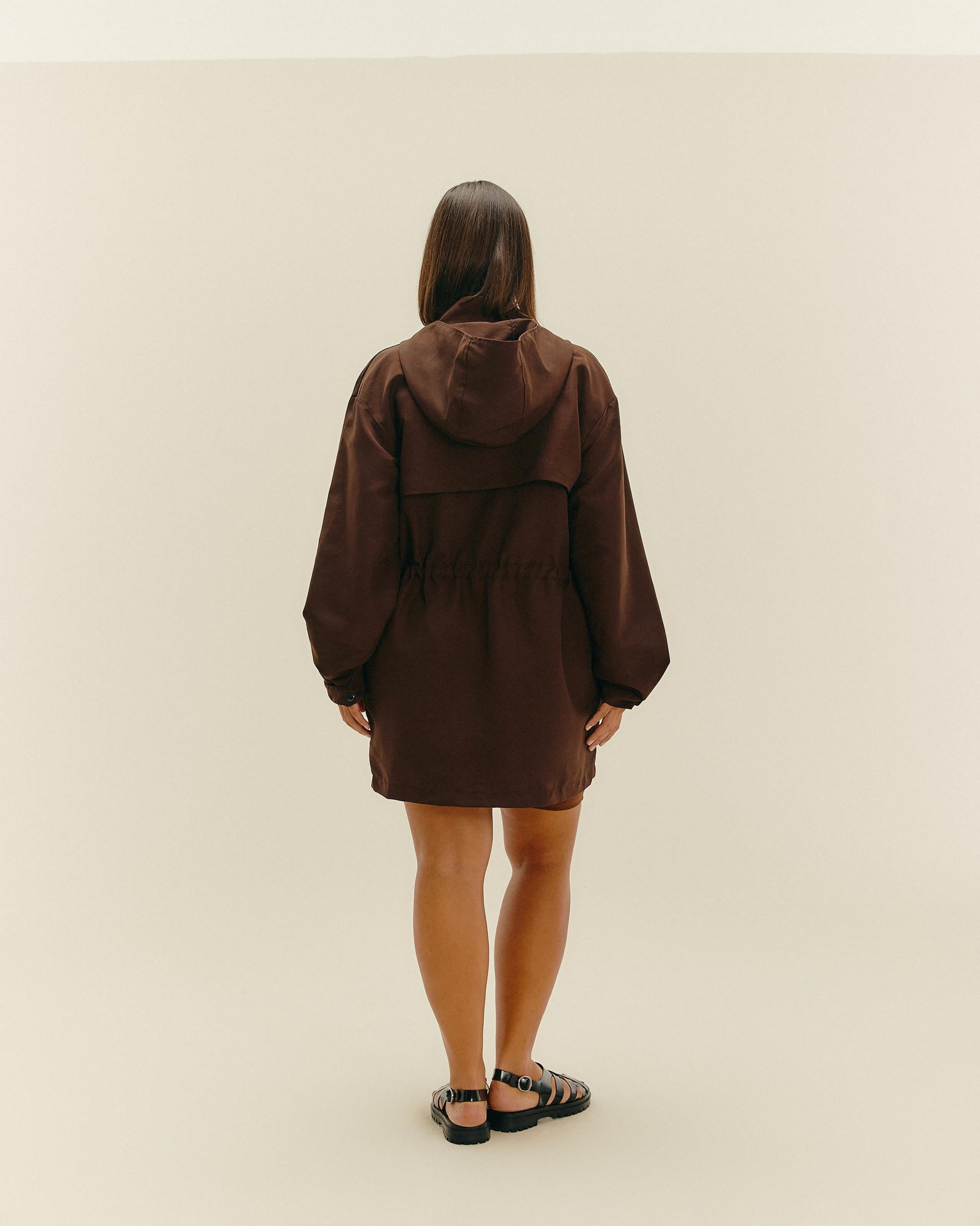 Parka Carol Marrom Brauna
