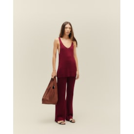 Haight — Regata Bia Tricot Vinho Marsala
