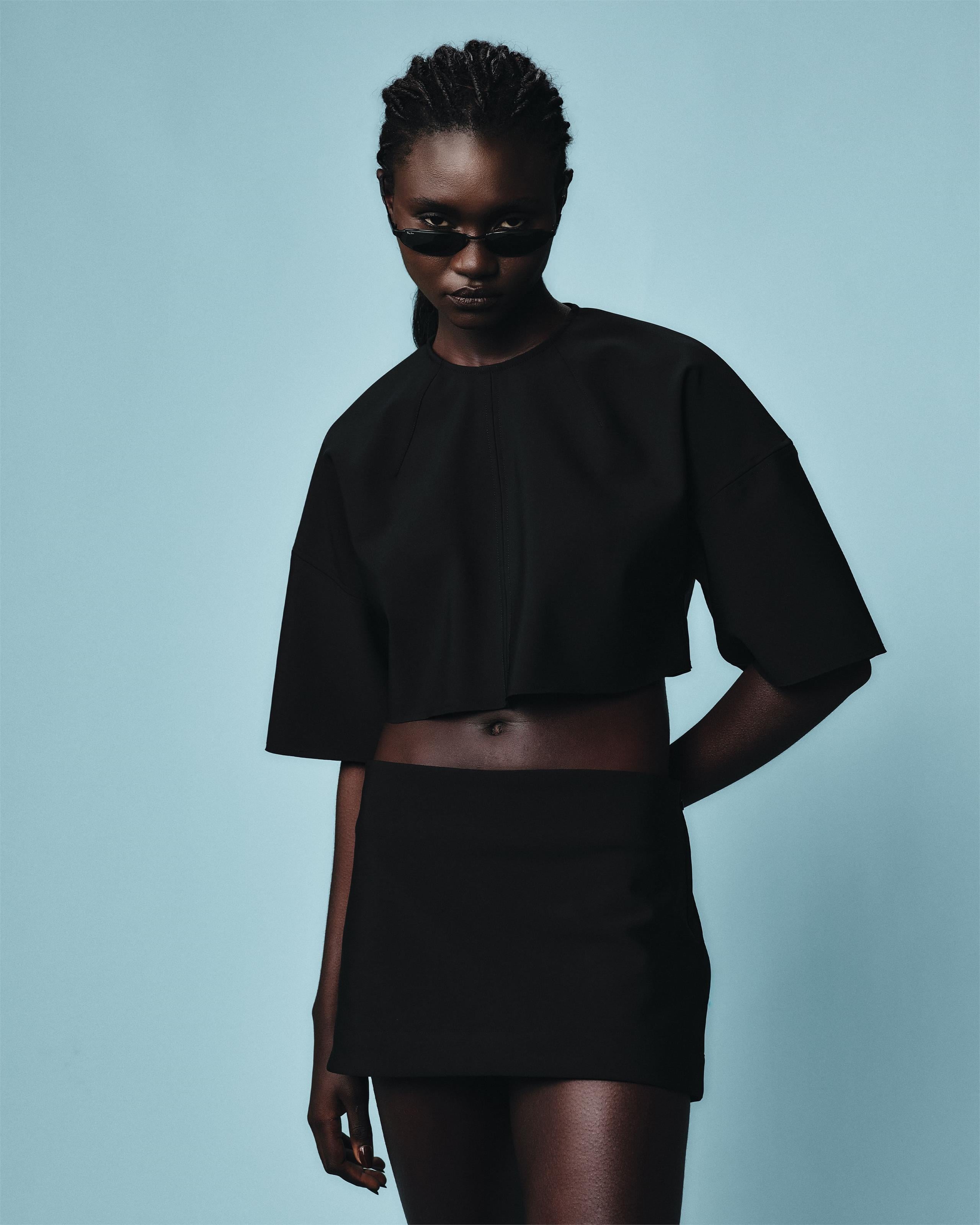 Saia Andrea Mini Preto
