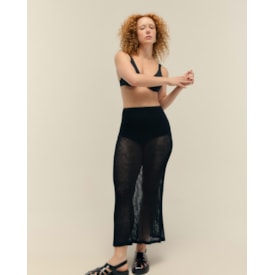 Haight — Saia Francesca Tricot Preto