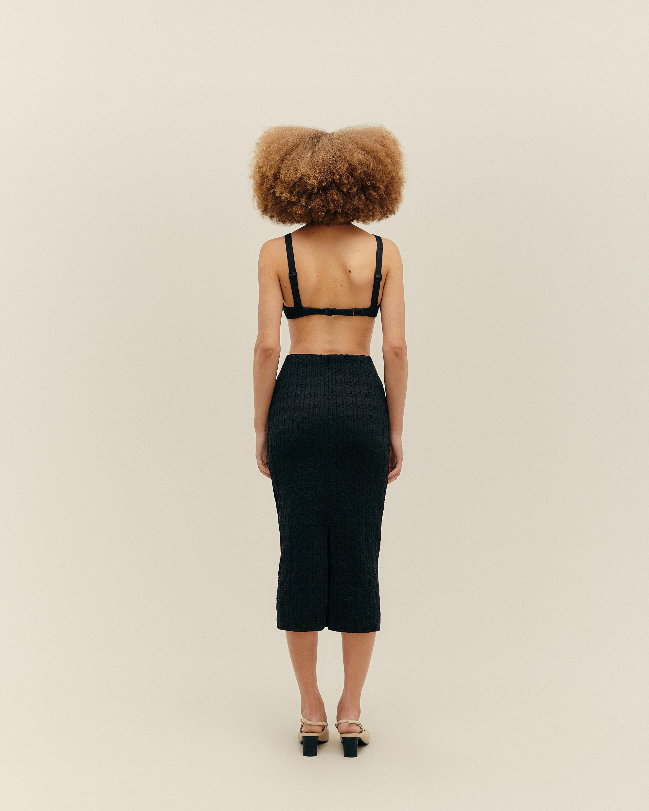 Saia Ina Tricot Estampa h