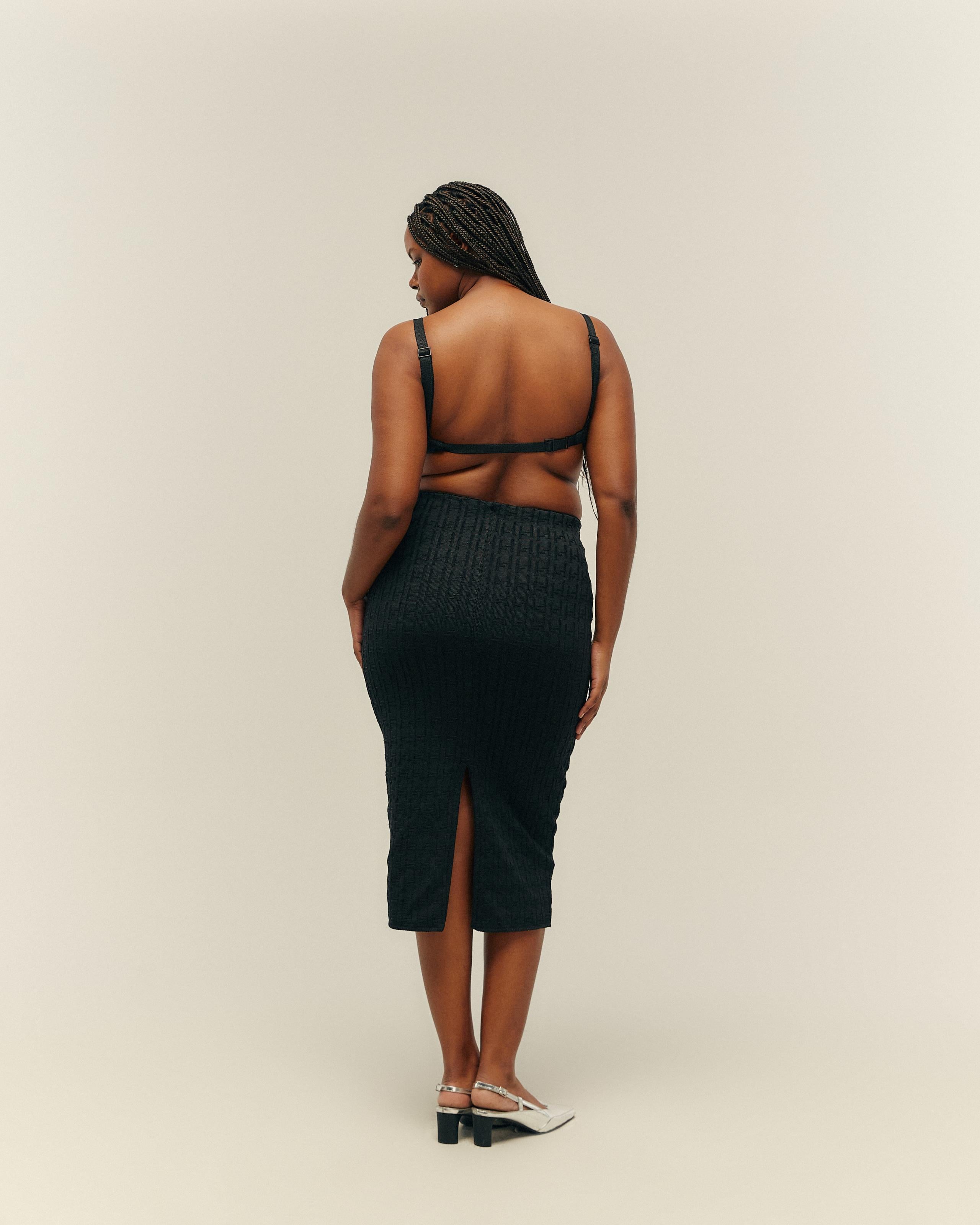 Saia Ina Tricot Estampa h