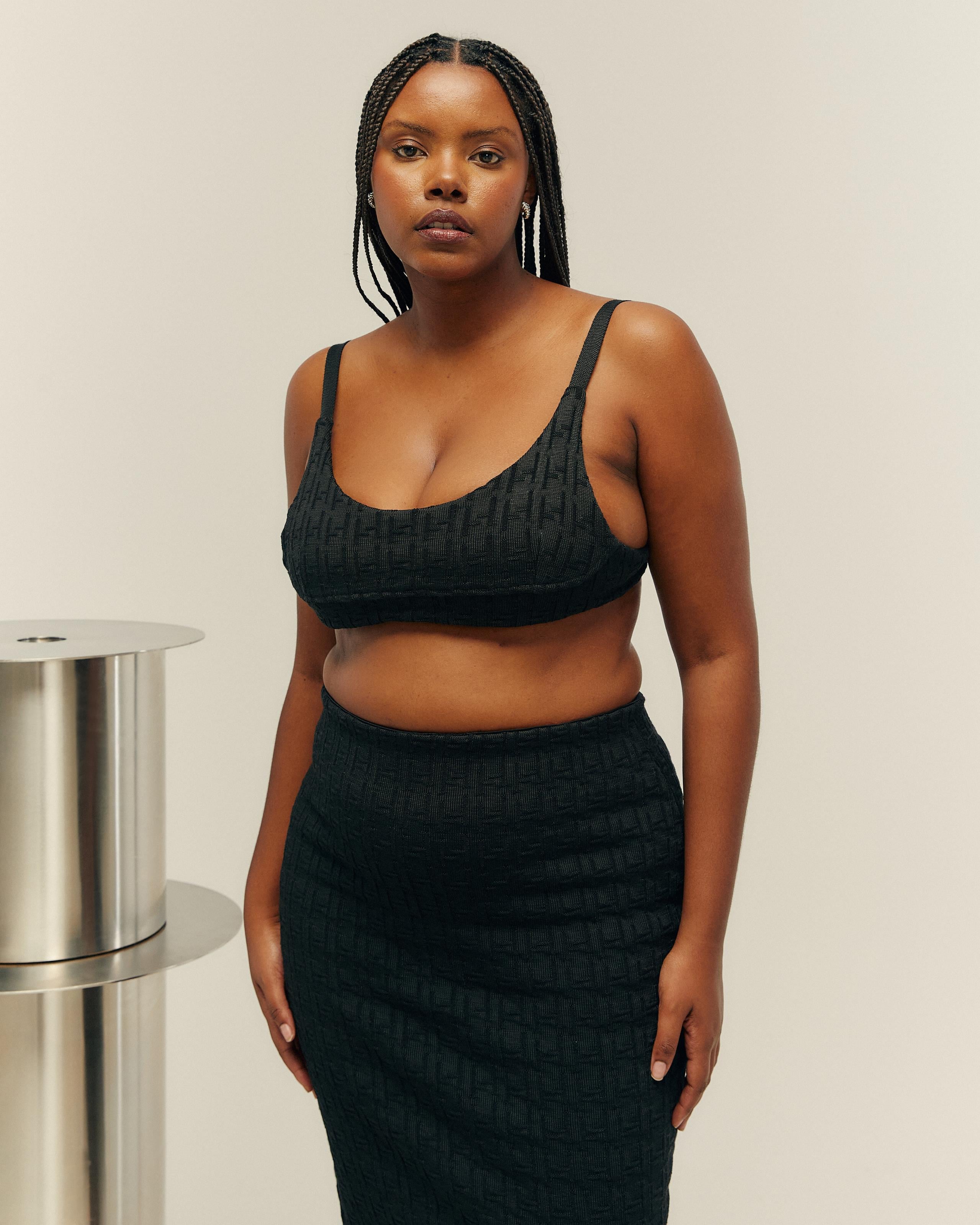 Saia Ina Tricot Estampa h