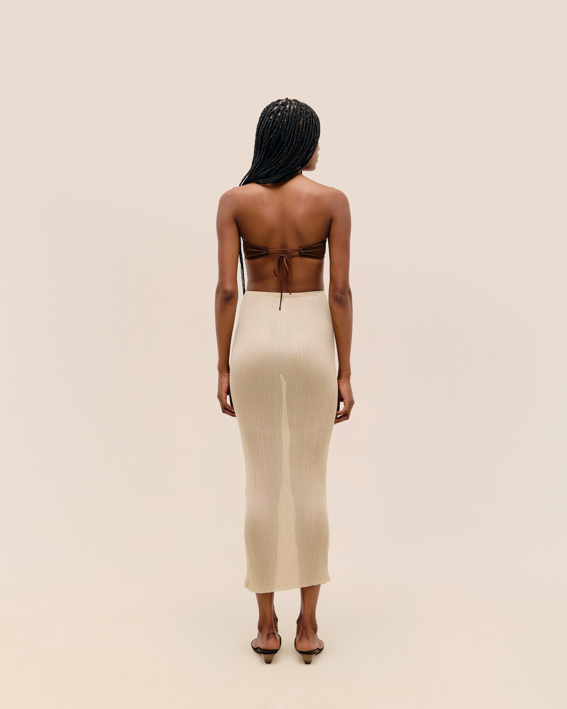 Saia Ivana Tricot Bege