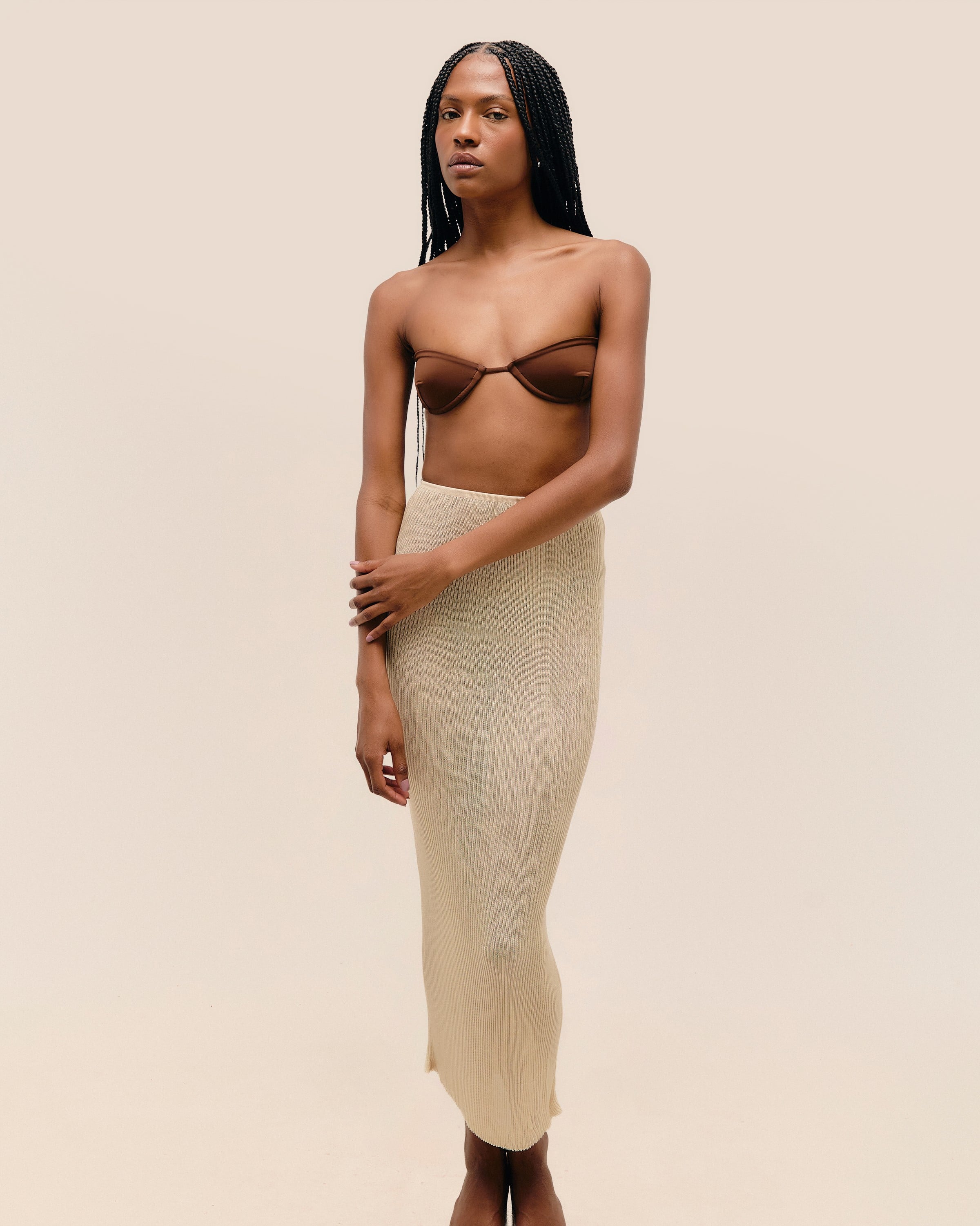 Saia Ivana Tricot Bege