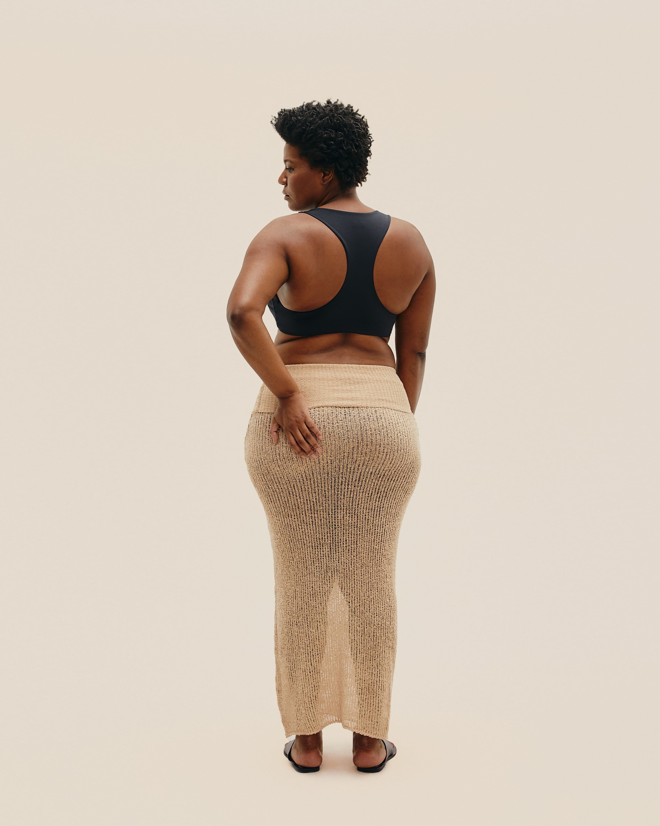 Saia Julia Tricot Bege