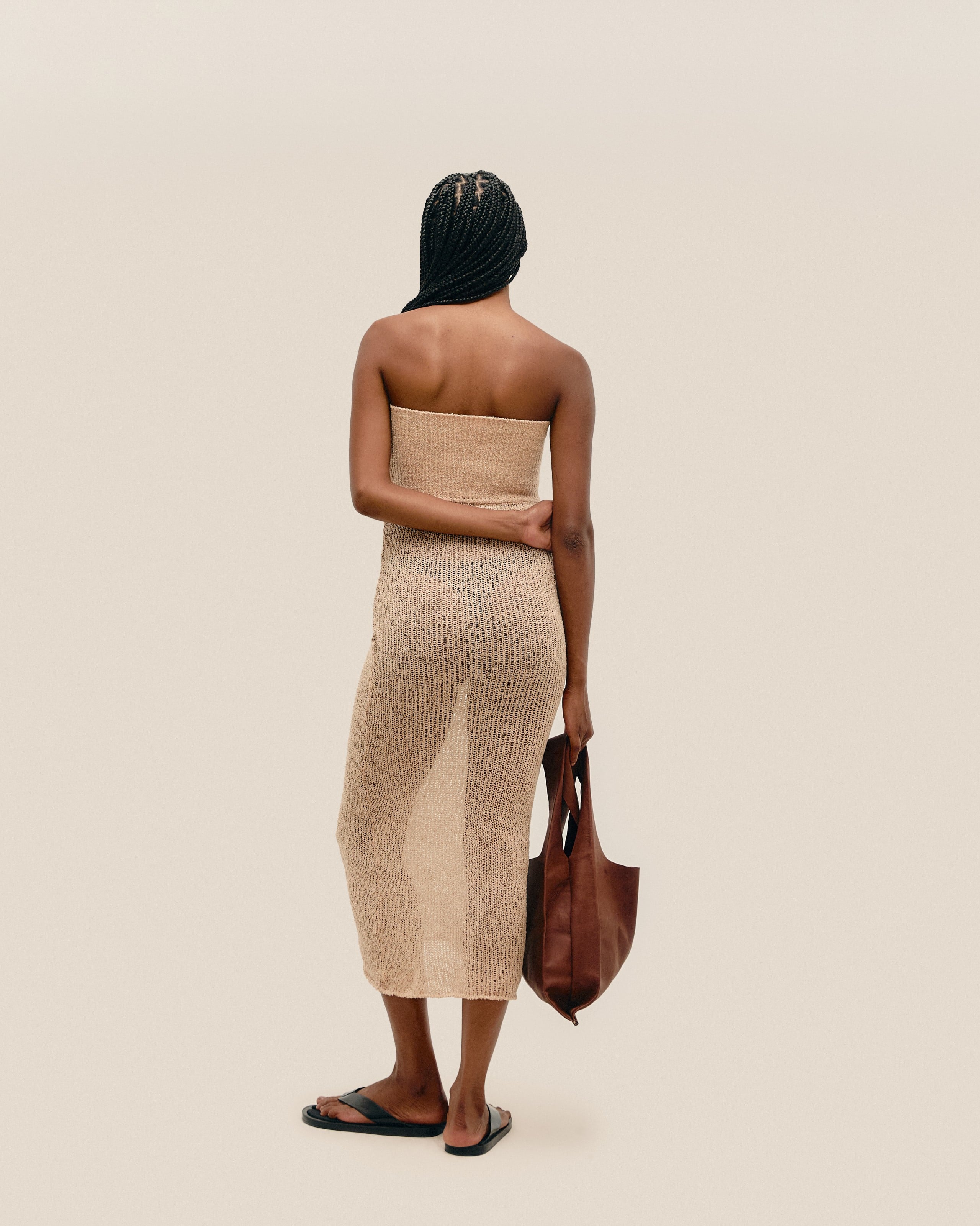 Saia Julia Tricot Bege