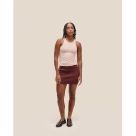 Haight — Saia Laila Tricot Marrom