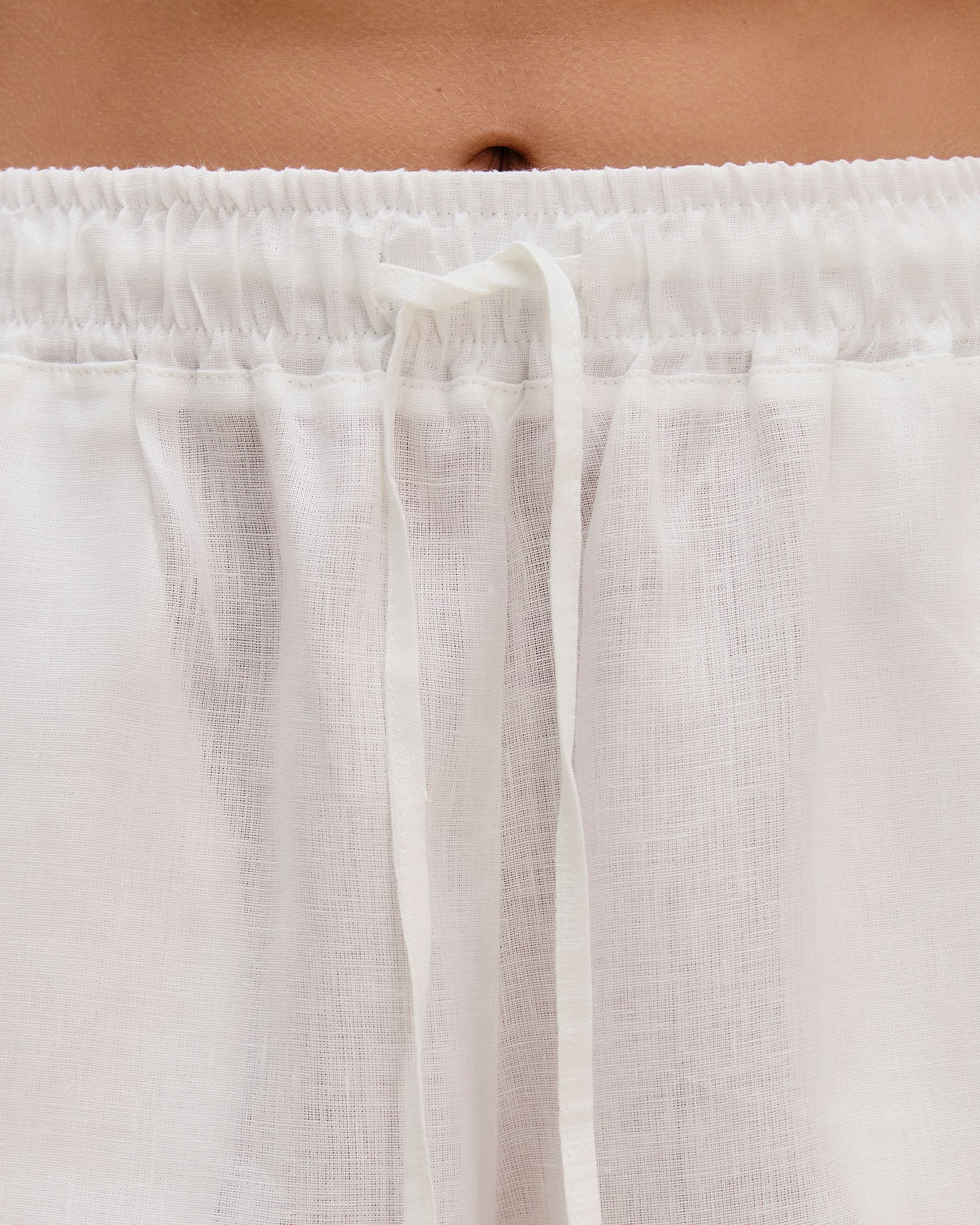 Short Asa Delta Linho Off-White