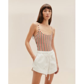 Haight — Short Asa Delta Off-White