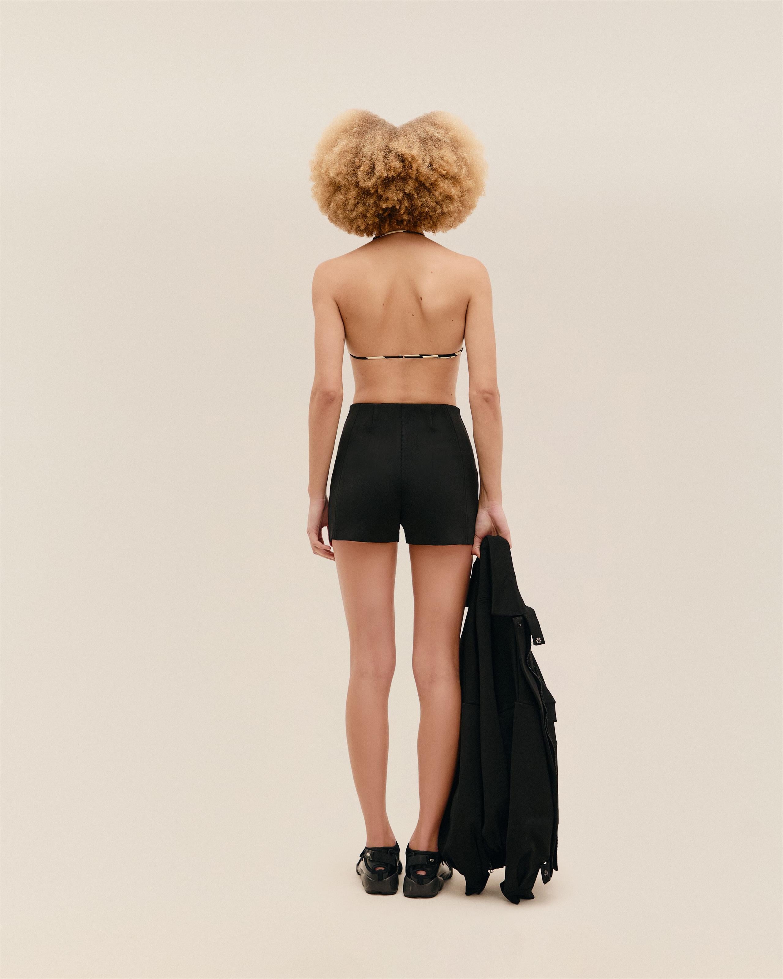 Short Coucou Tricot Preto