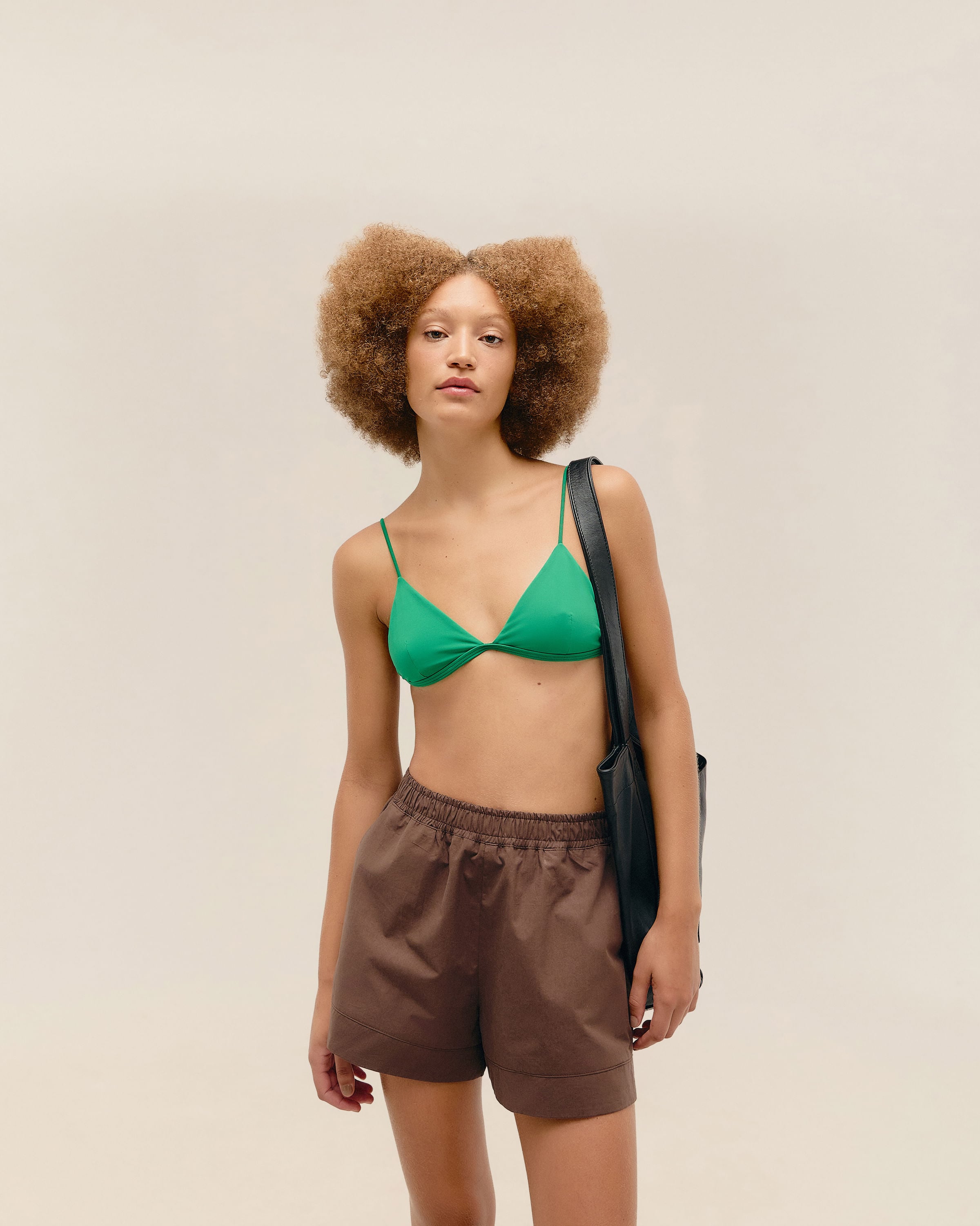 Short Gabriela Algodão Verde