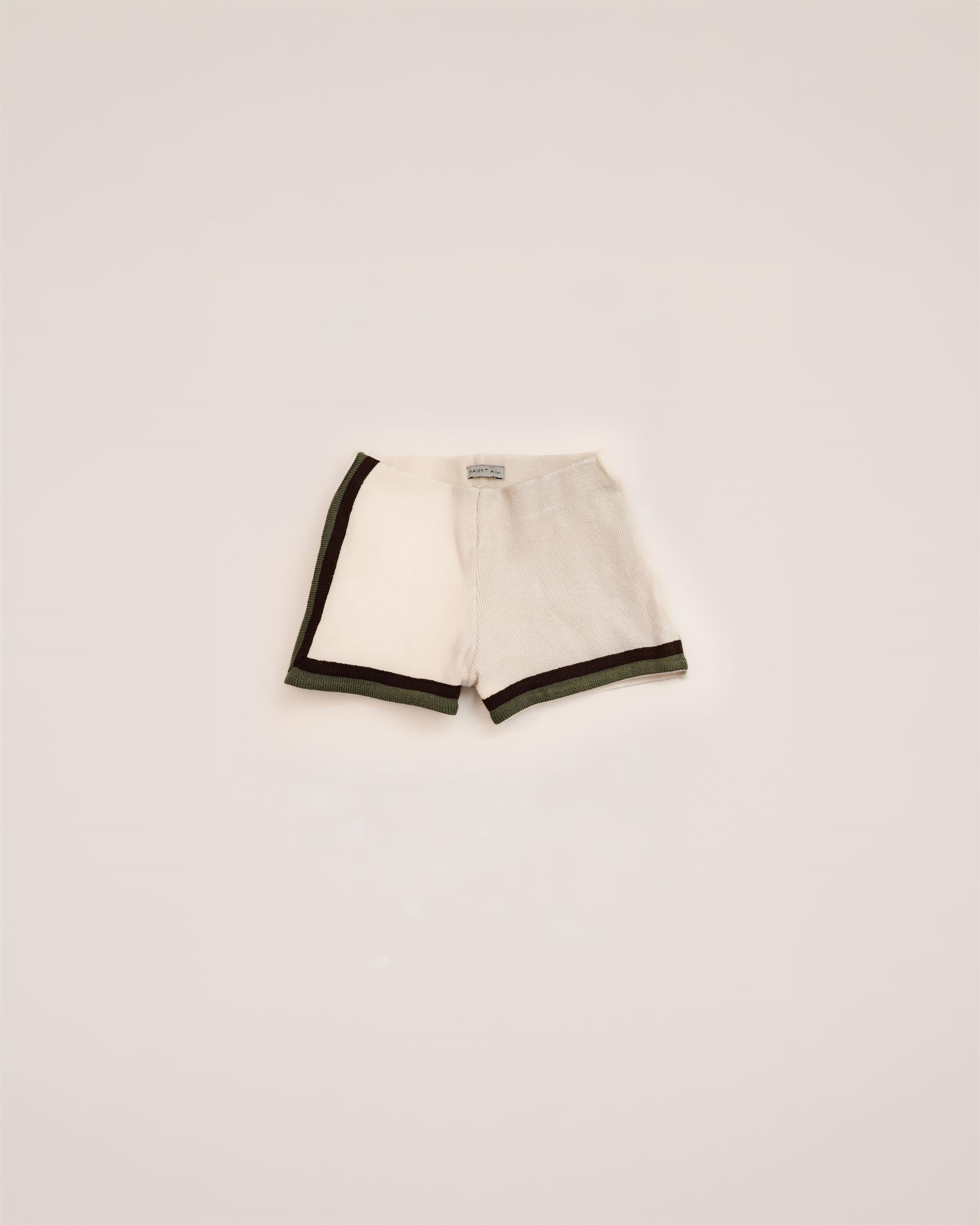 Short Lilian Mini Tricot Bege