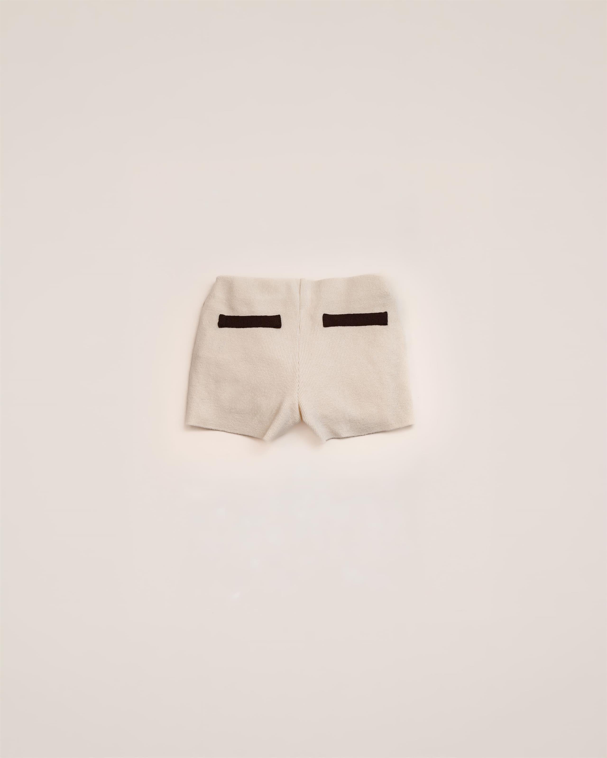 Short Lilian Mini Tricot Bege