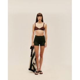 Haight — Short Lou Tricot Verde Oliva