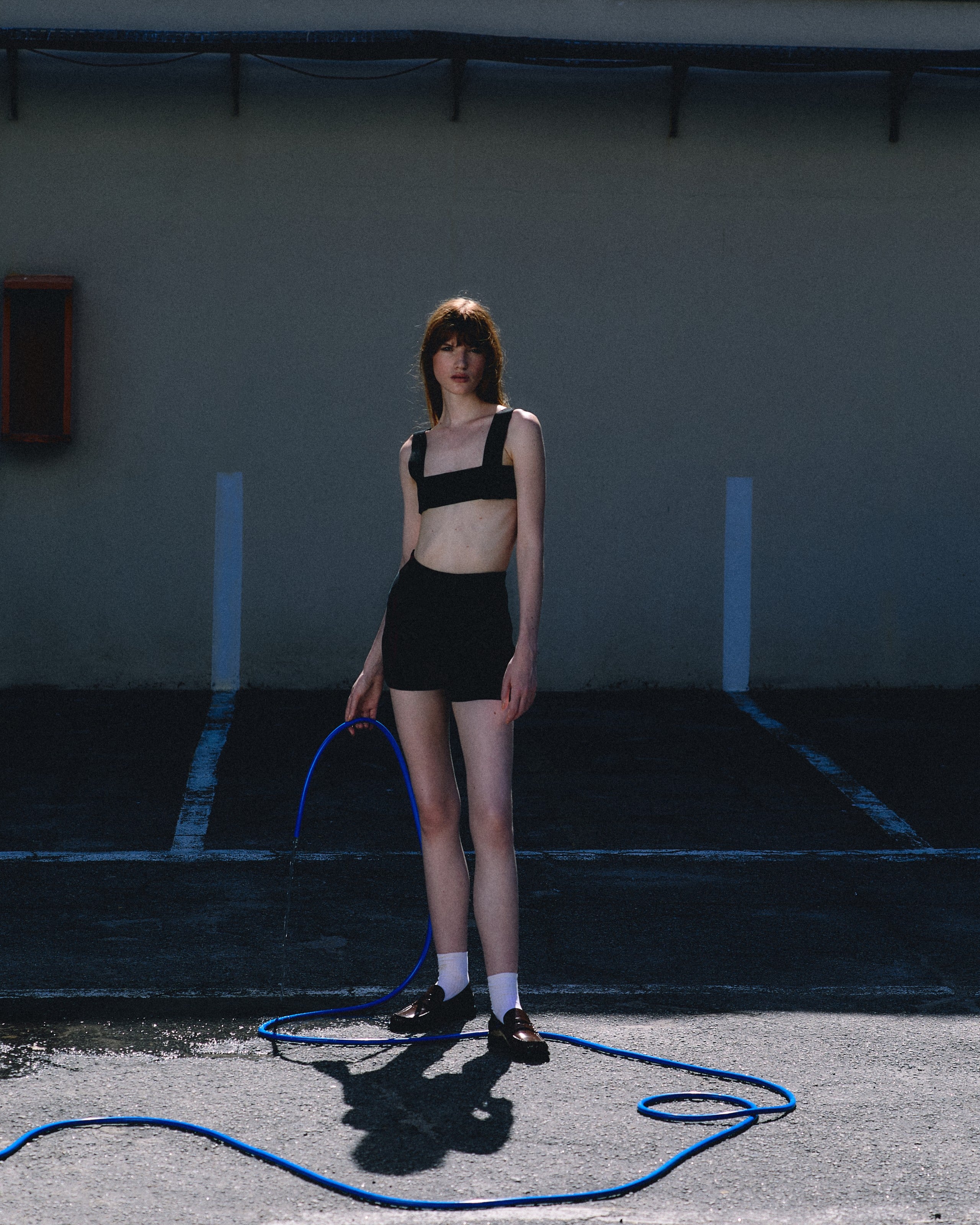 Short Mini Coucou Tricot Preto