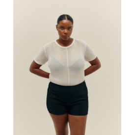 Haight — Short Mini Coucou Tricot Preto