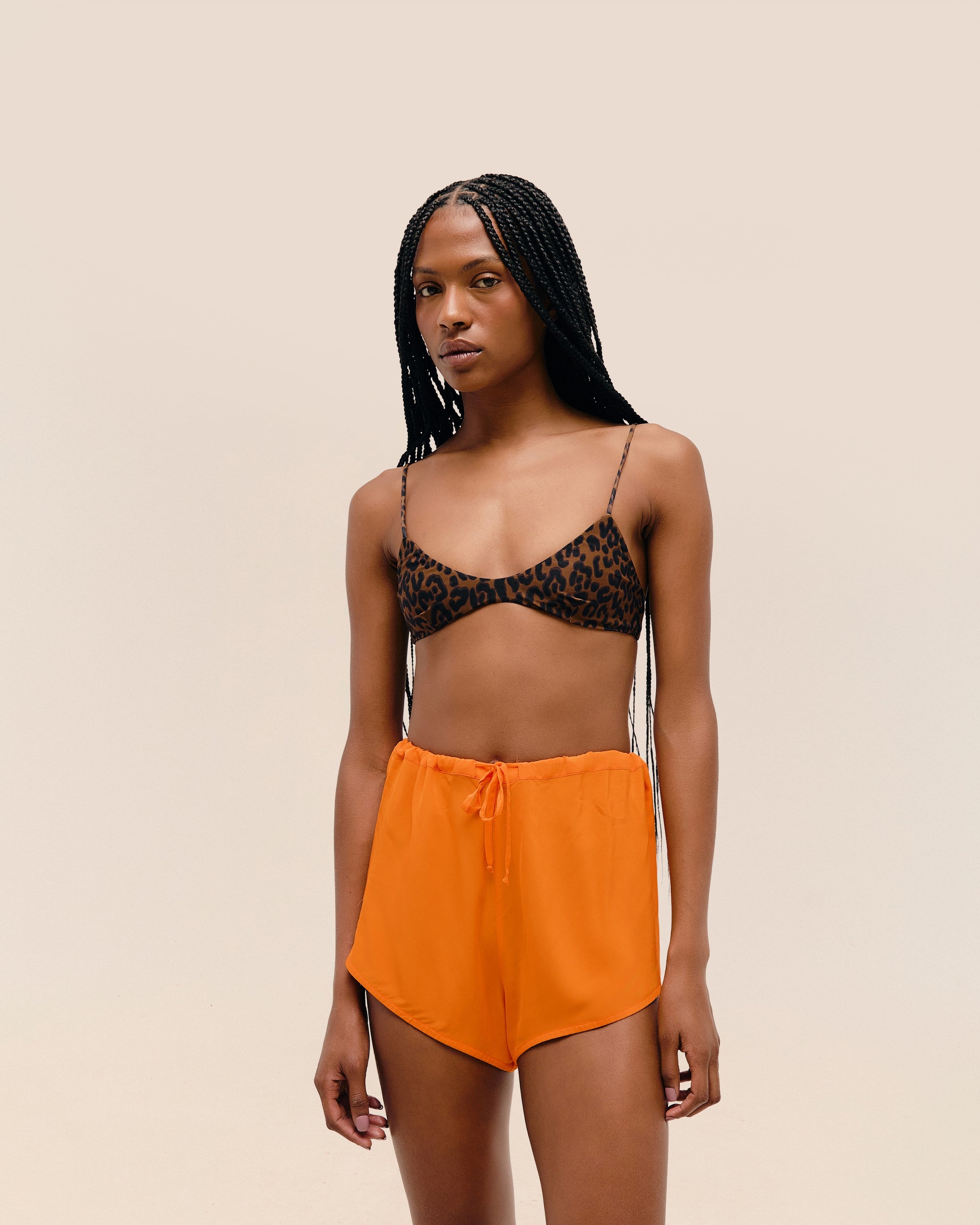 Short Mini Laranja Mandarina