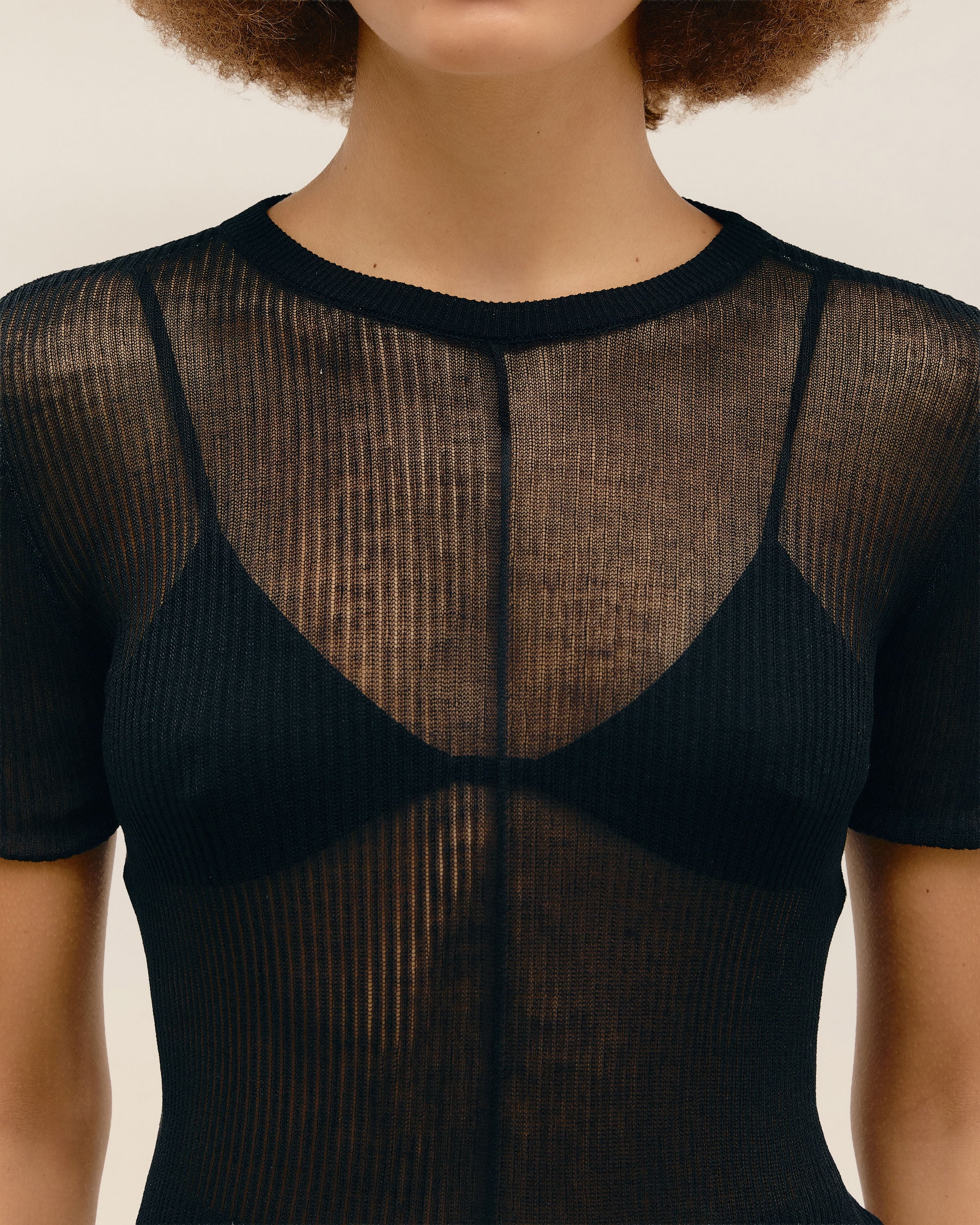 T-Shirt Basic Tricot Preto