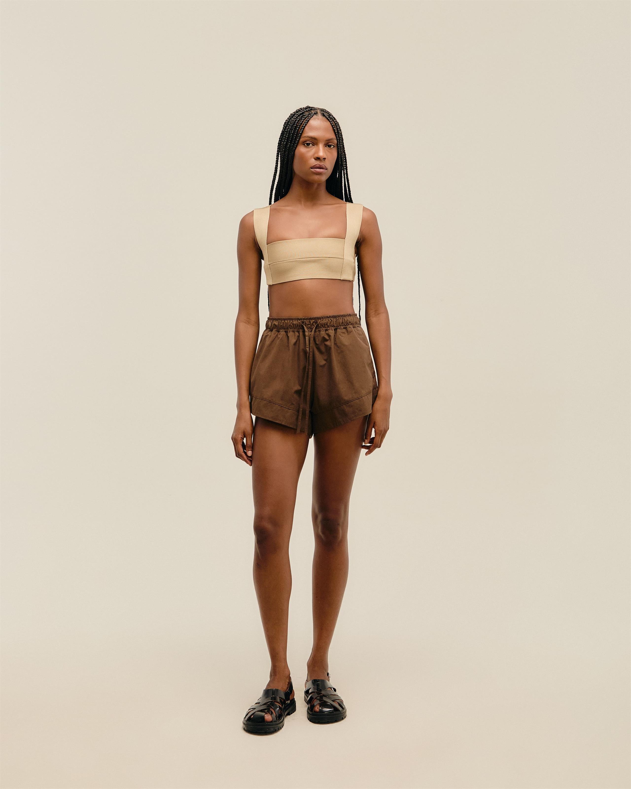 Top Alça Larga Tricot Off-White