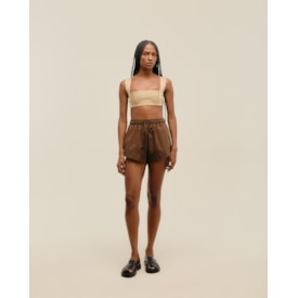 Haight — Top Alça Larga Tricot Off-White
