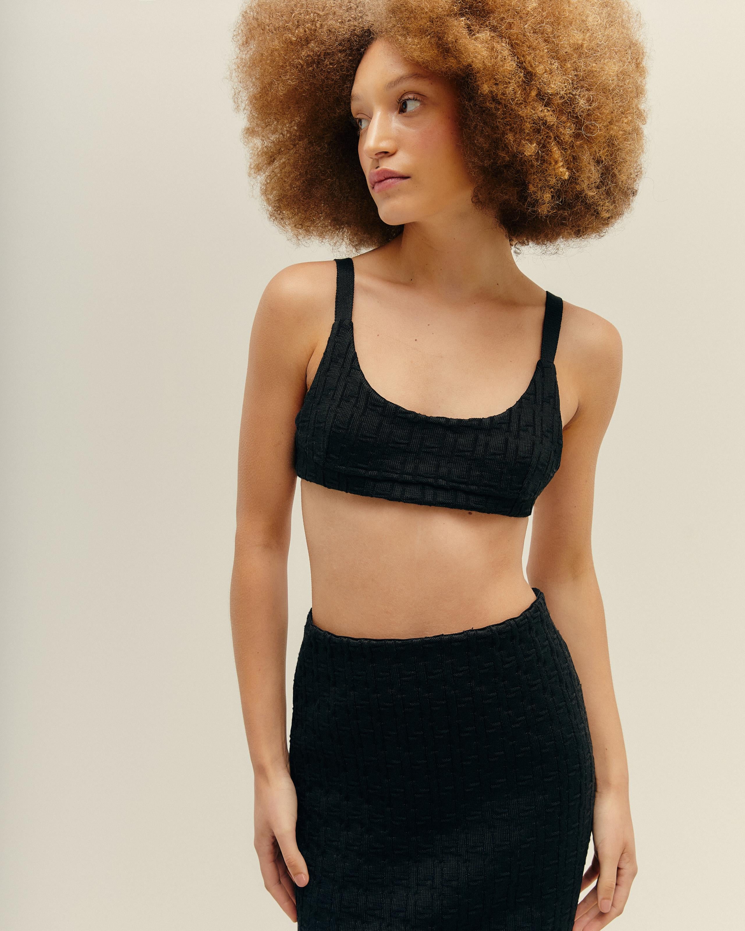 Top Amanda Tricot Estampa h