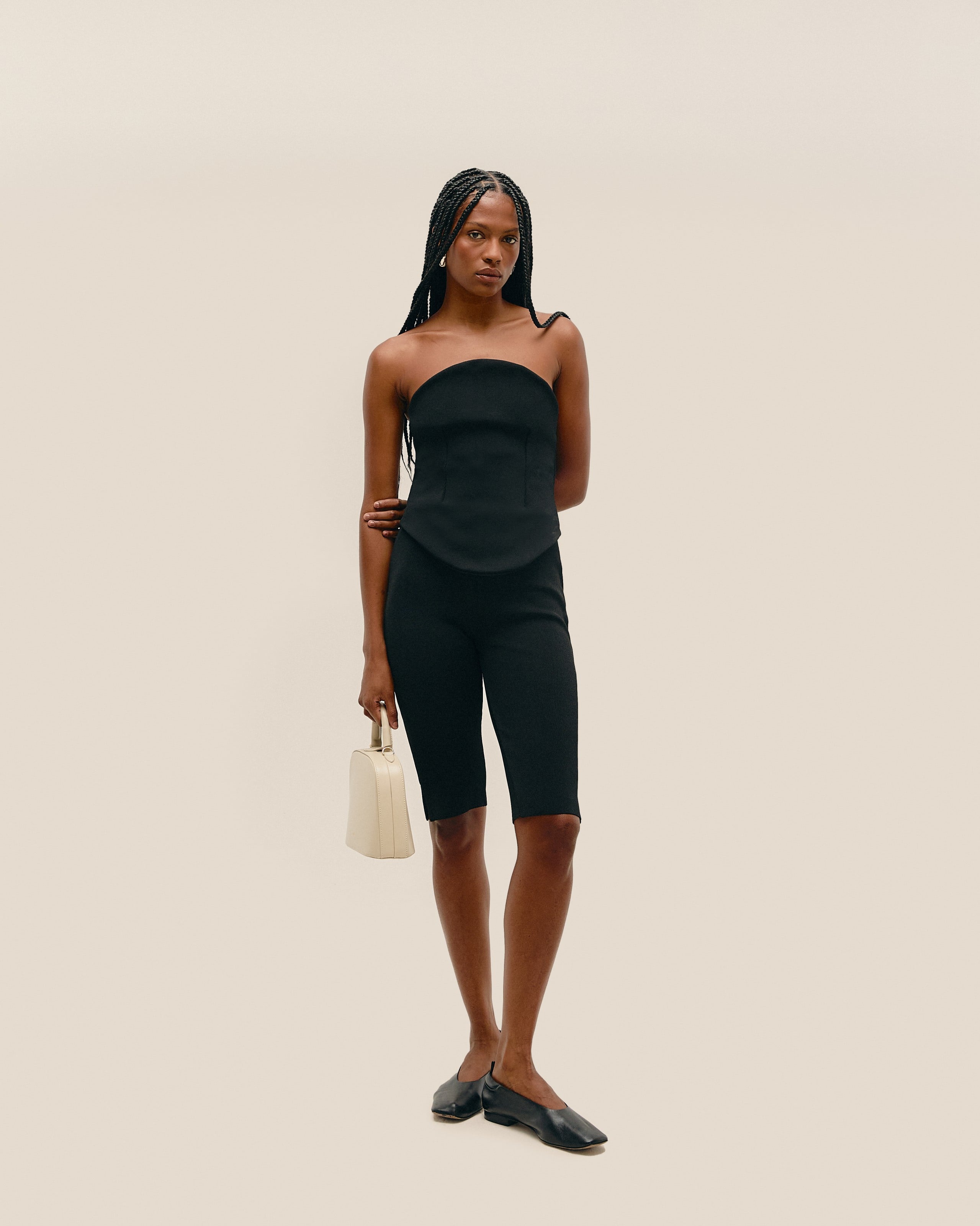 Top Circulo Tricot Preto