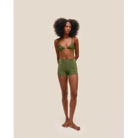 Haight — Top Cora Nervura Verde Oliva