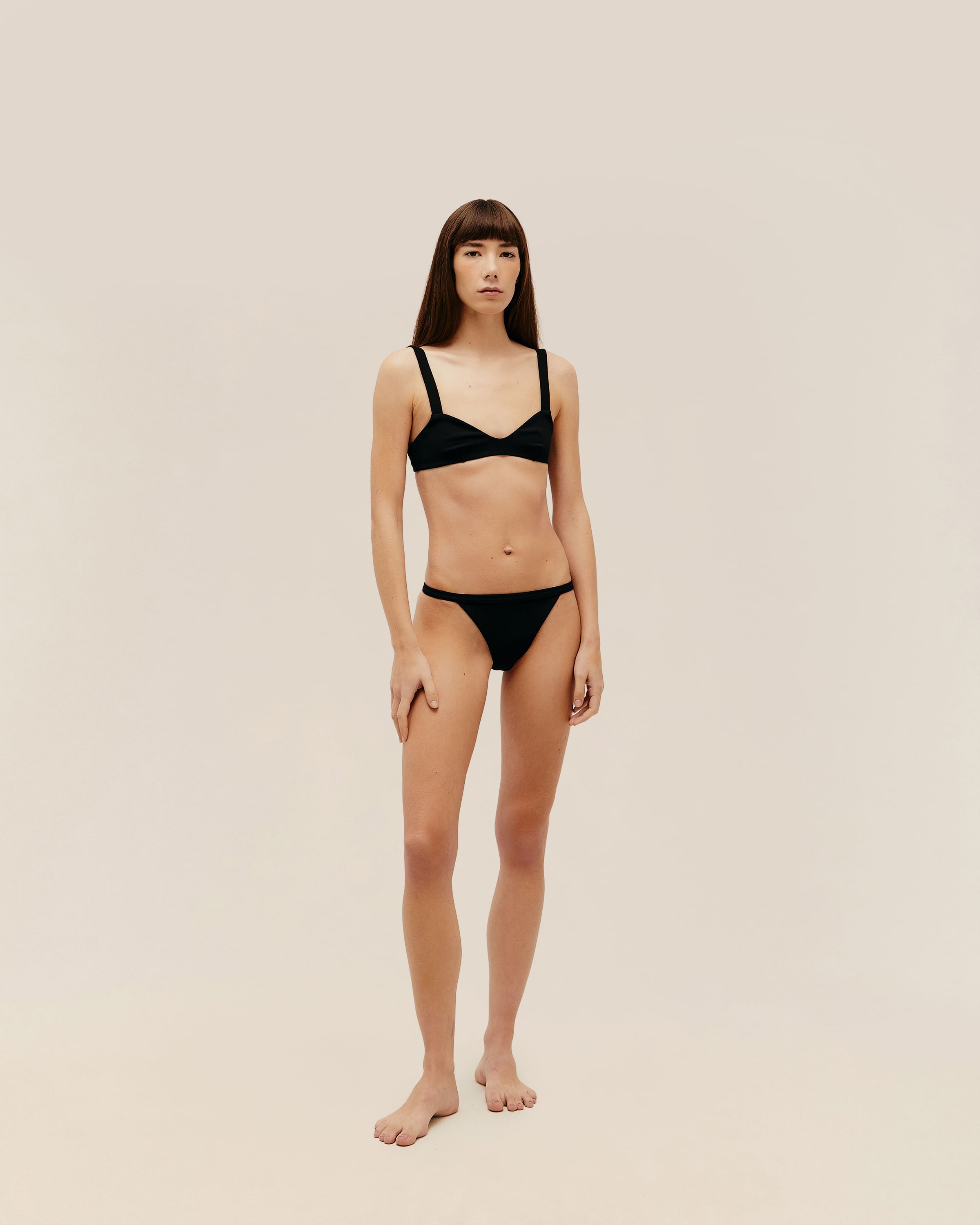 Top Drica Crepe Preto