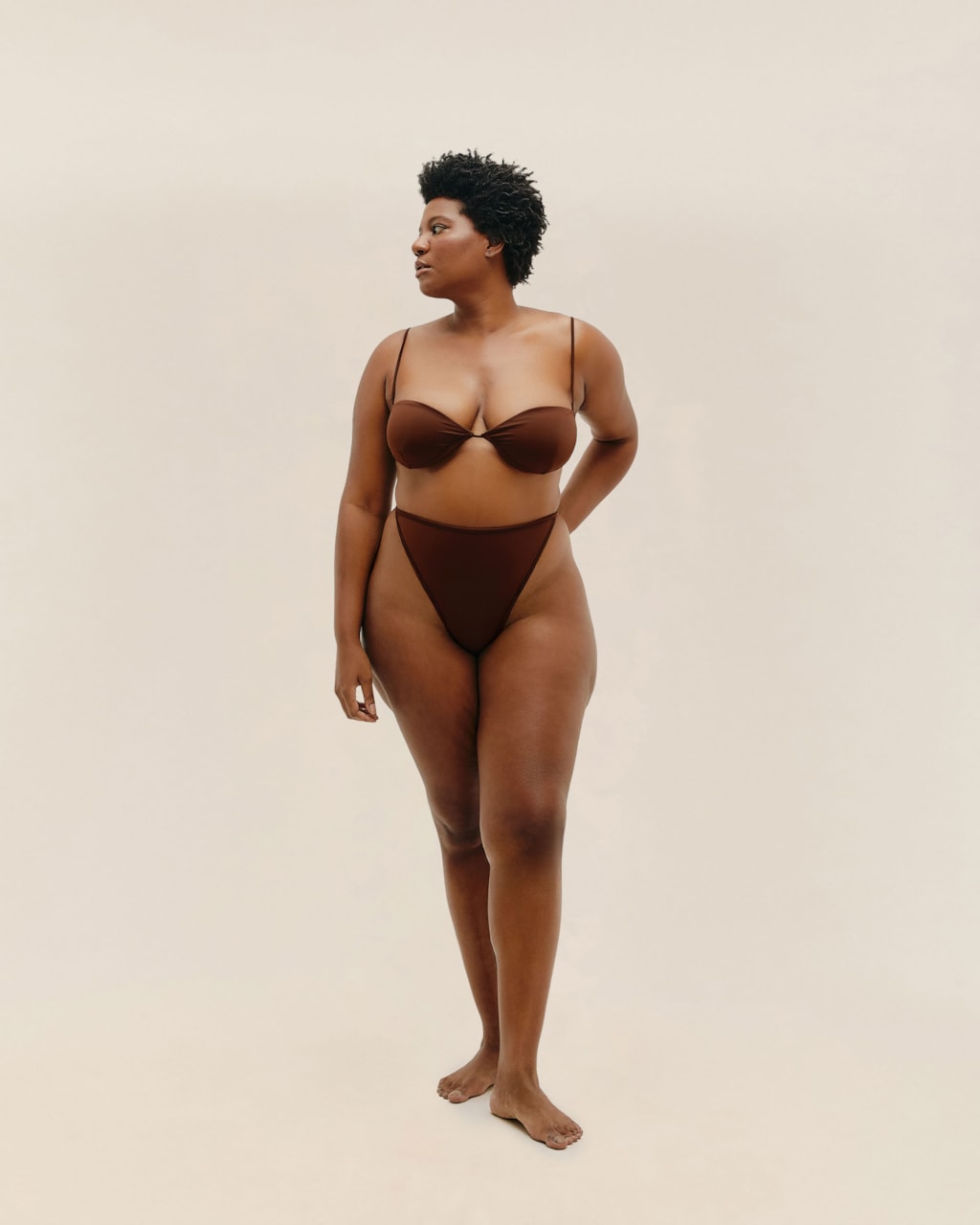 Top Ella Marrom Brauna