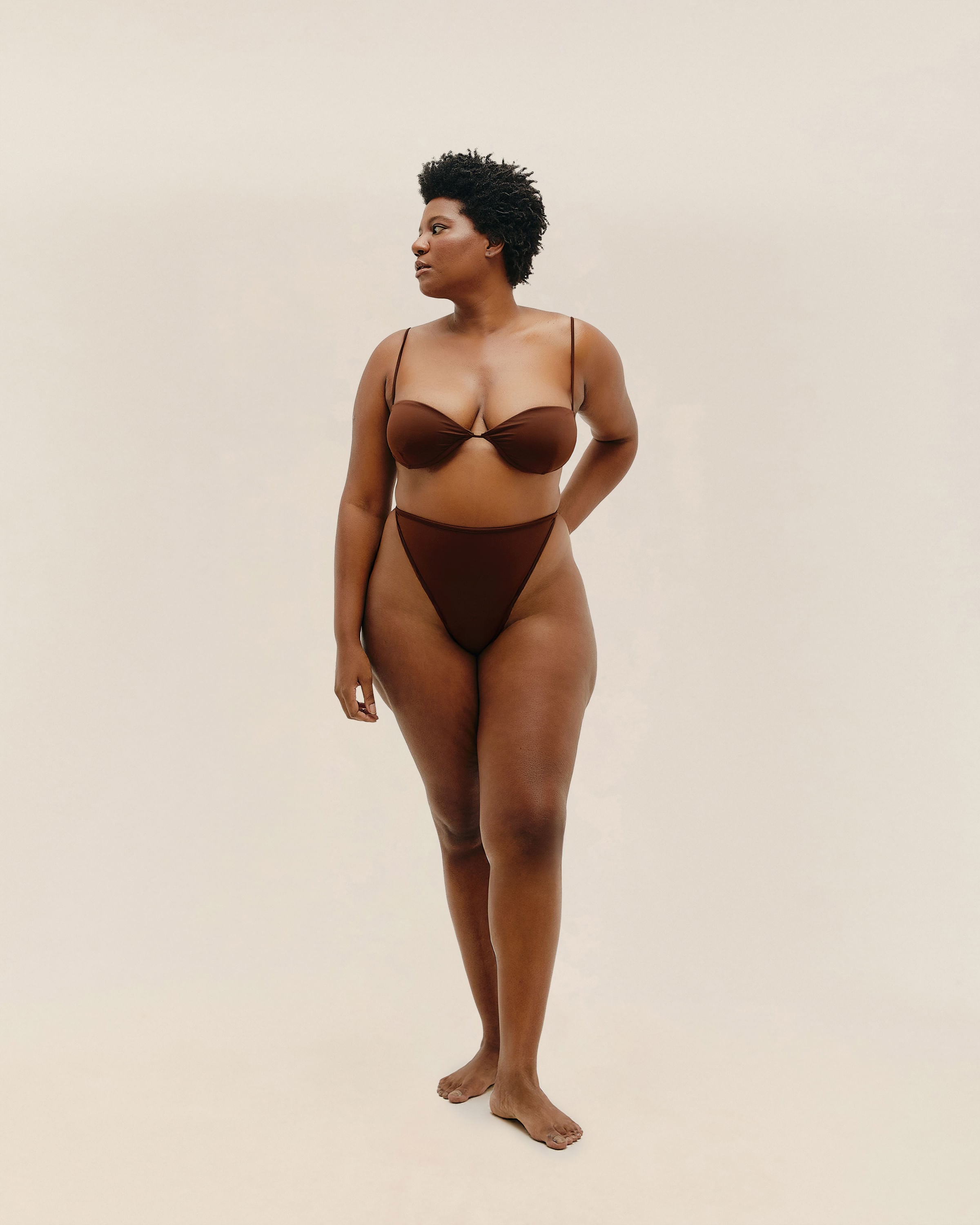 Top Ella Marrom Brauna