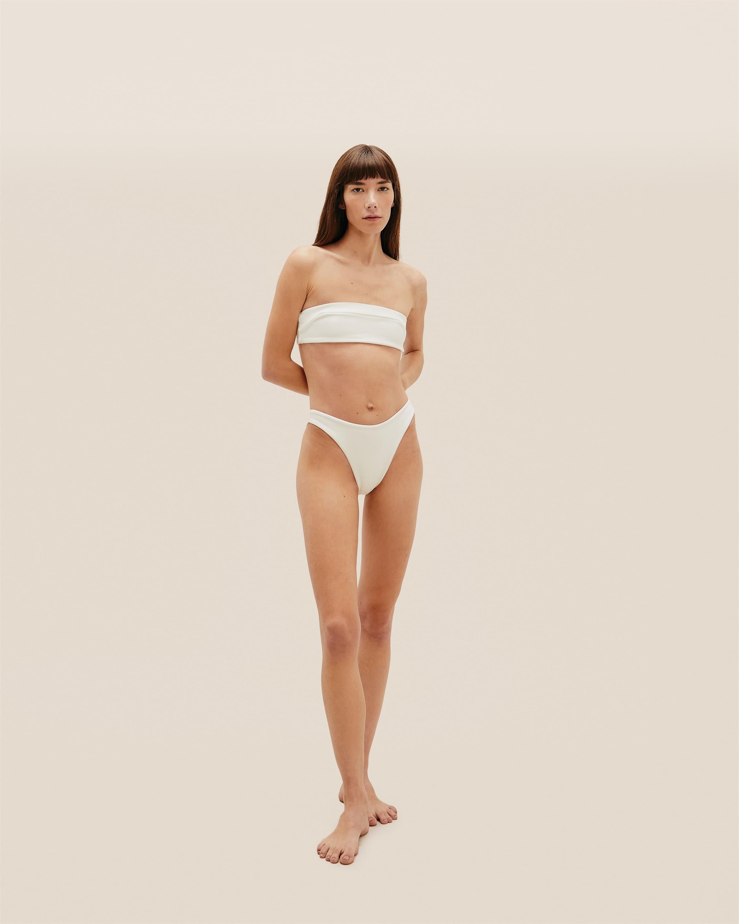 Top Gabi Reto Crepe Off-White